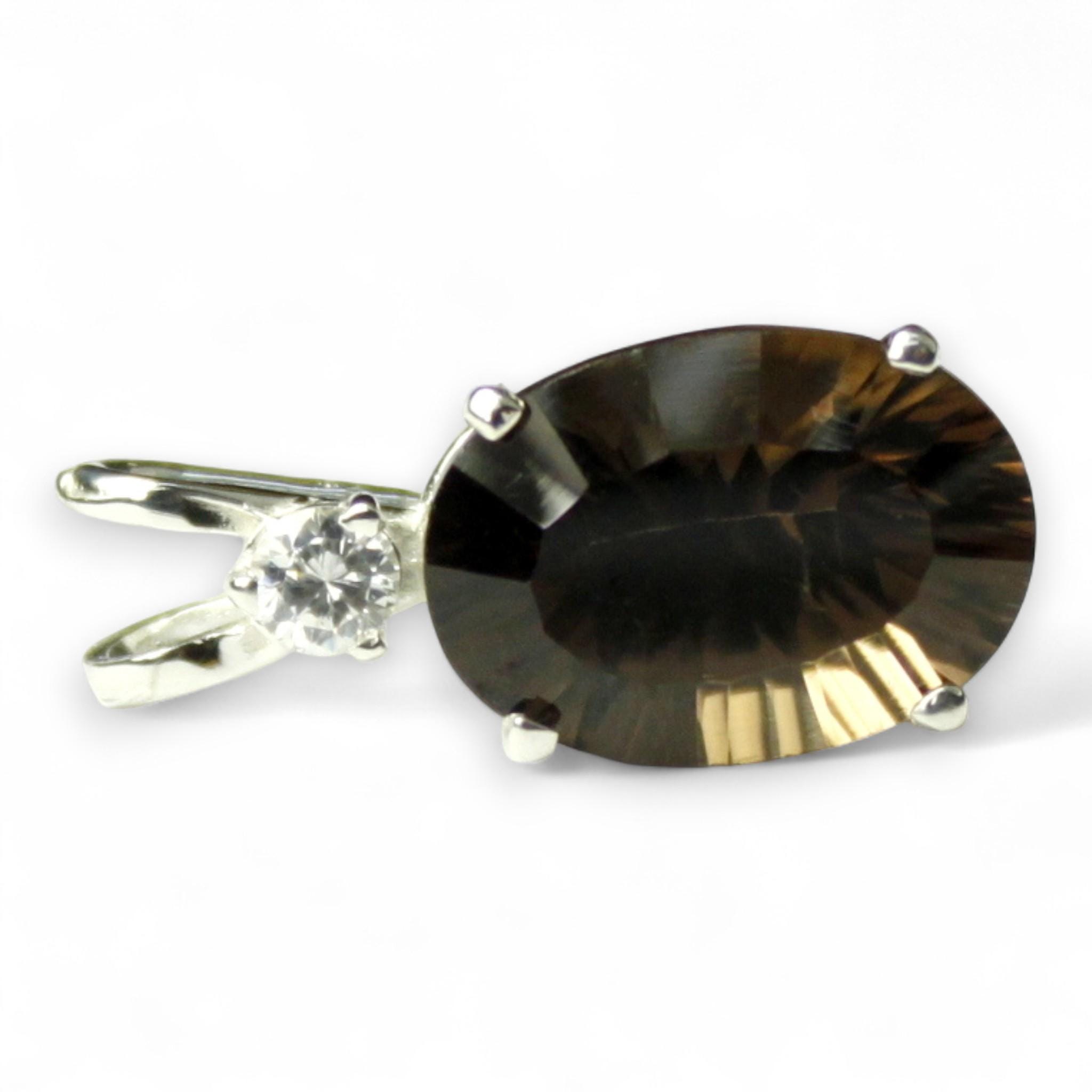 Golden Yellow CZ, 925 Sterling Silver Post Earrings, SE102