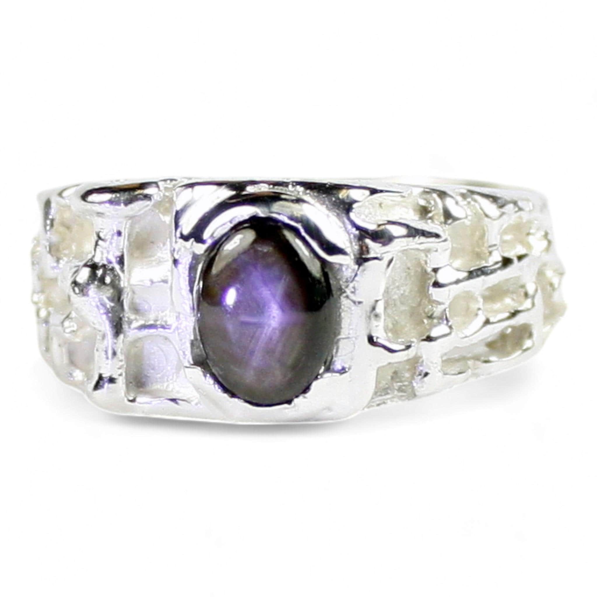 Mystic Fire Topaz, 925 Sterling Silver Men's Ring, SR368
