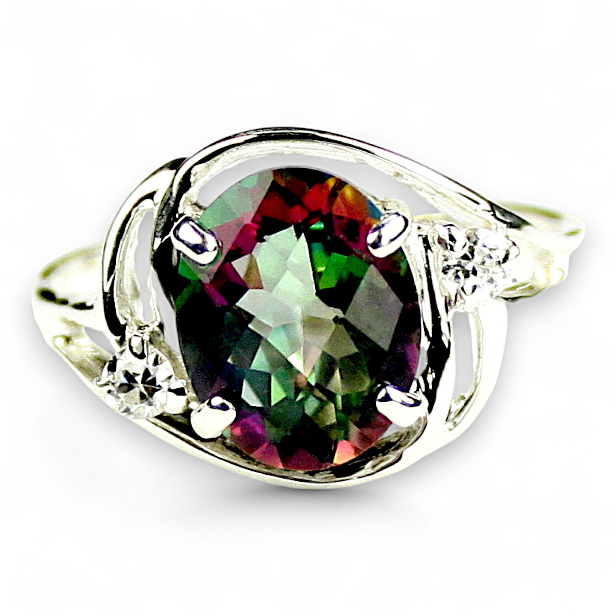 Ruby, 925 Sterling Silver Ladies Ring, SR049