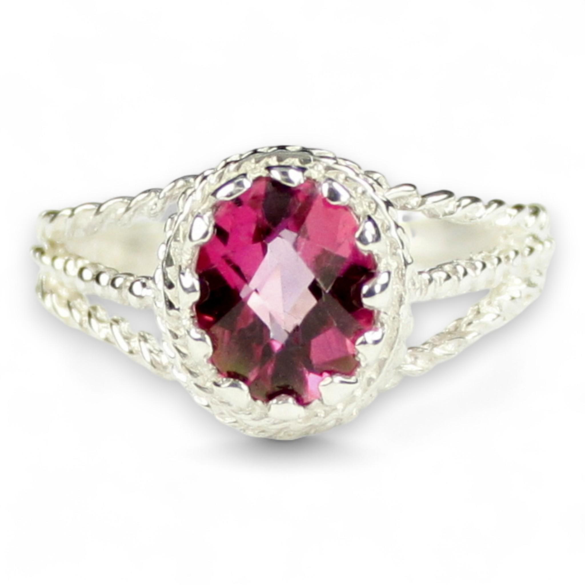 Mercury Mist Topaz, 10KY Butterfly Filigree Ring, R292