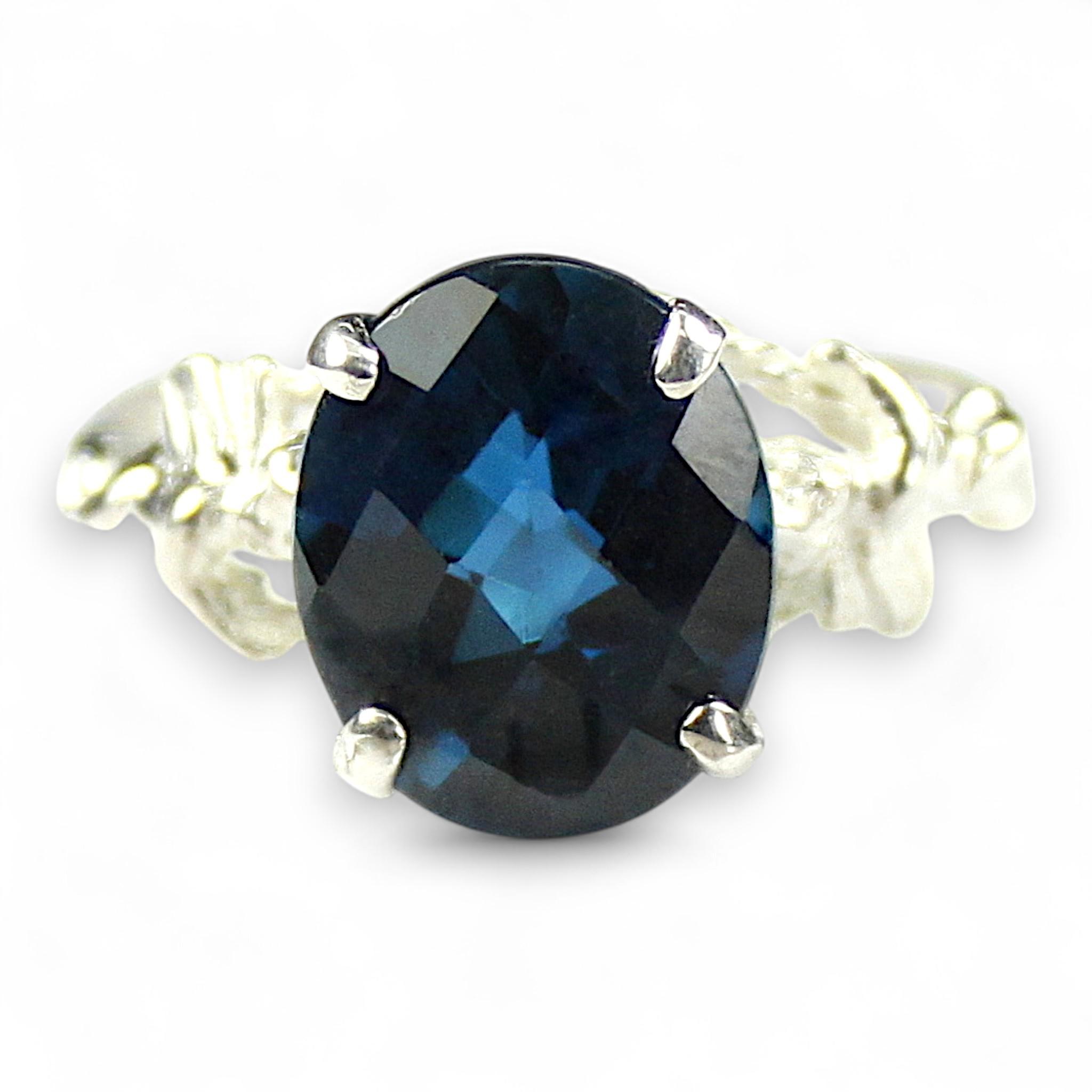 Swiss Blue Topaz, 925 Sterling Silver Ladies Ring, SR243