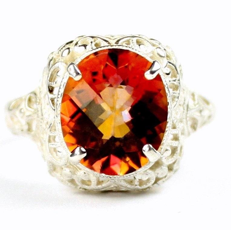 Brazilian Amethyst, 925 Sterling Silver Ring, SR057