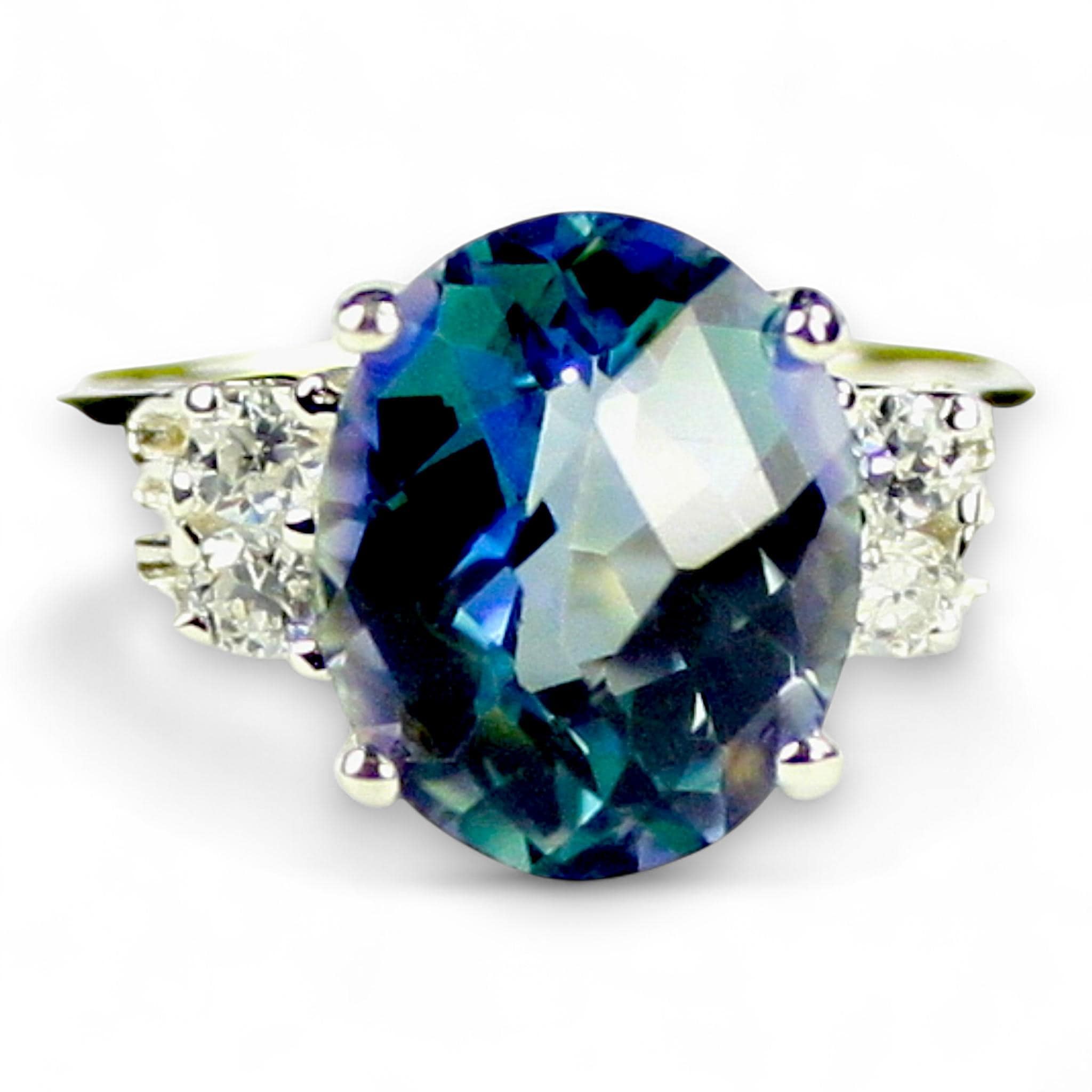 Swiss Blue Topaz, Sterling Silver Ring, SR139