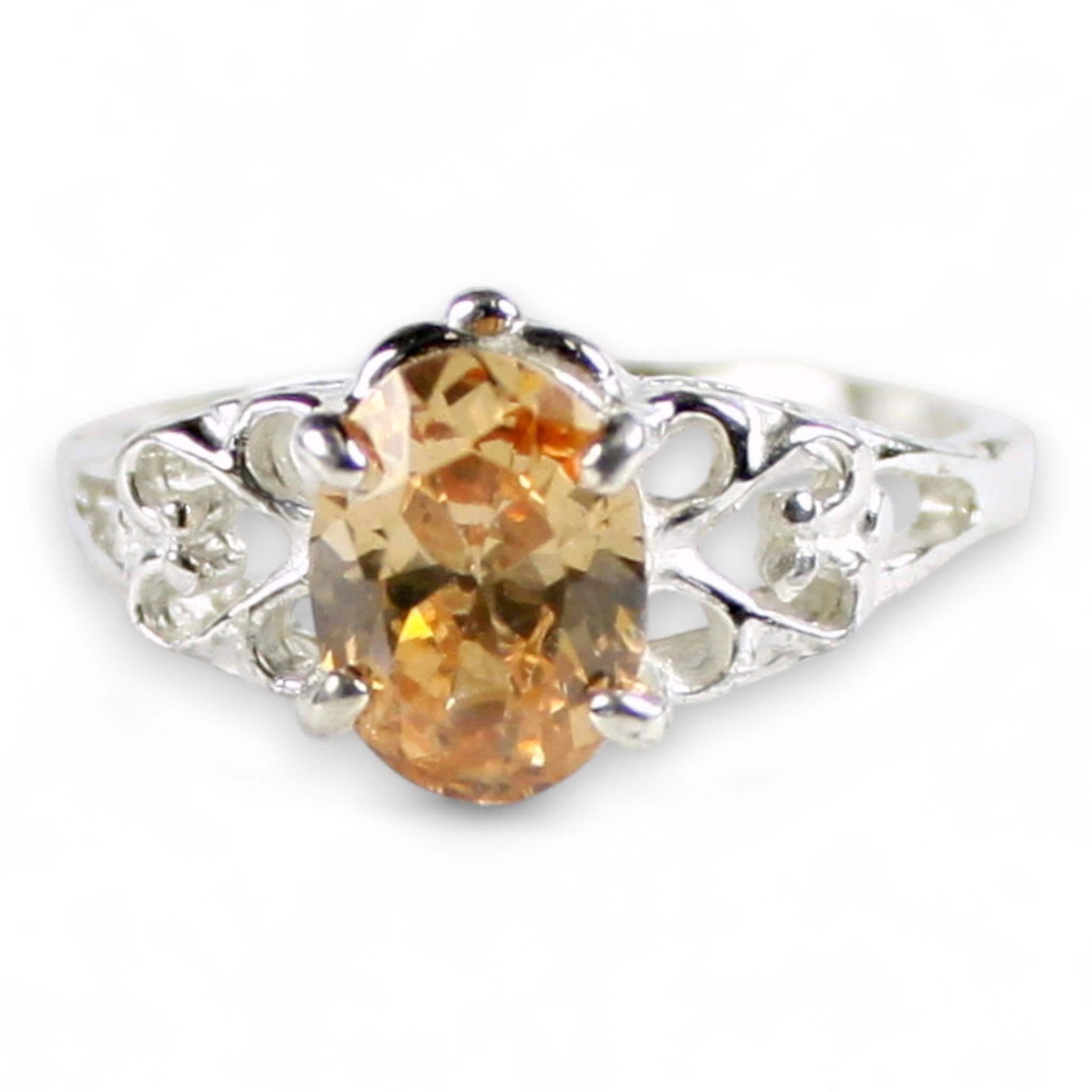 Mozambique Garnet, 925 Sterling Silver Ring, SR114