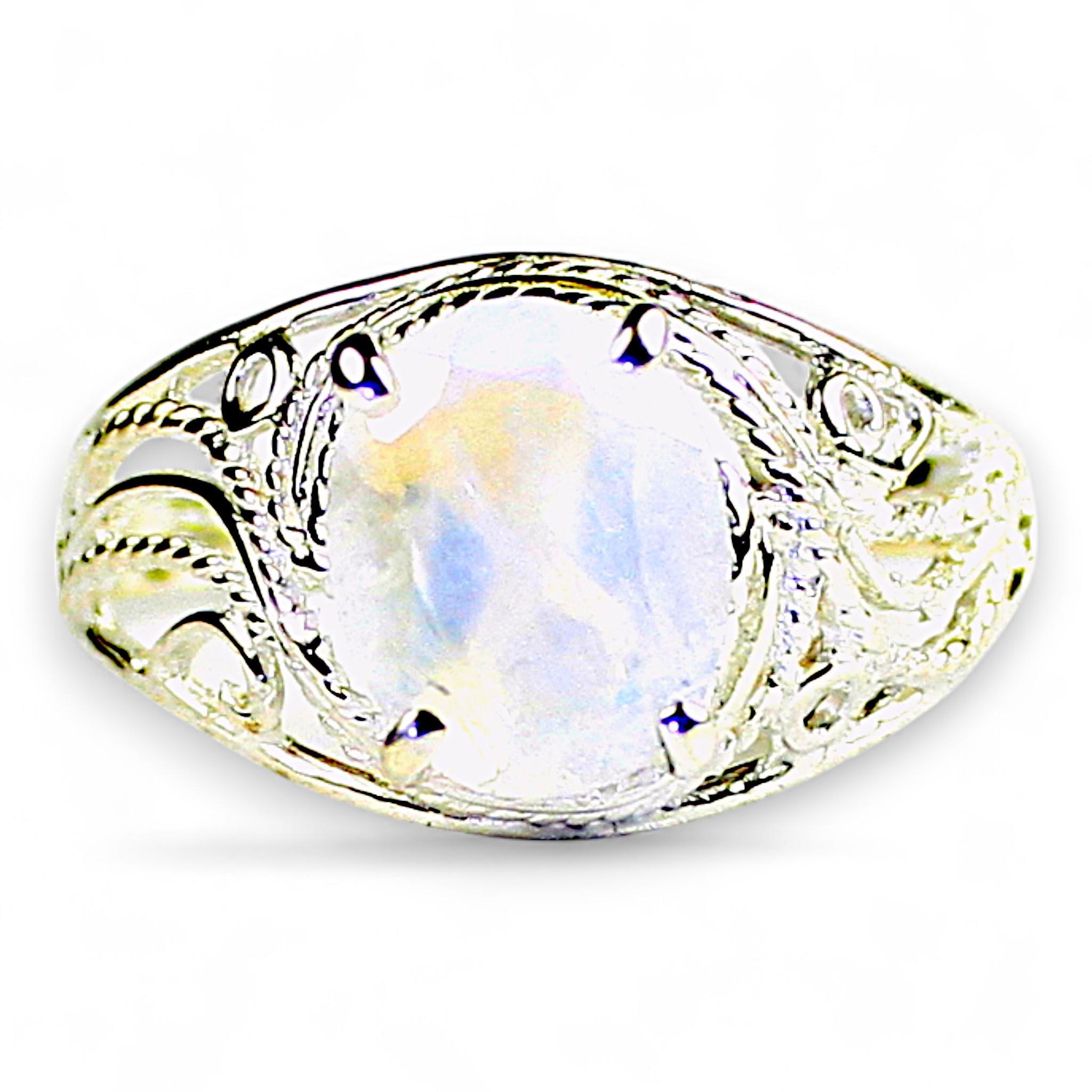 Green Amethyst, 925 Sterling Silver Ladies Ring, SR055