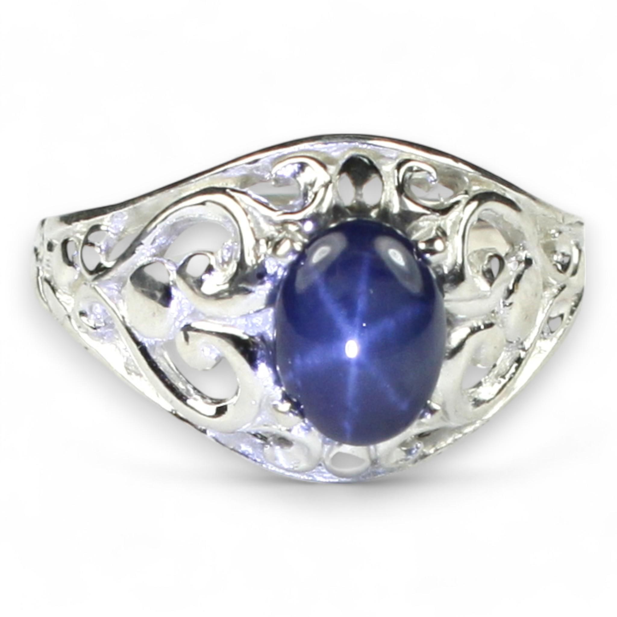 Smoky Quartz, 925 Sterling Silver Men's Ring, SR197