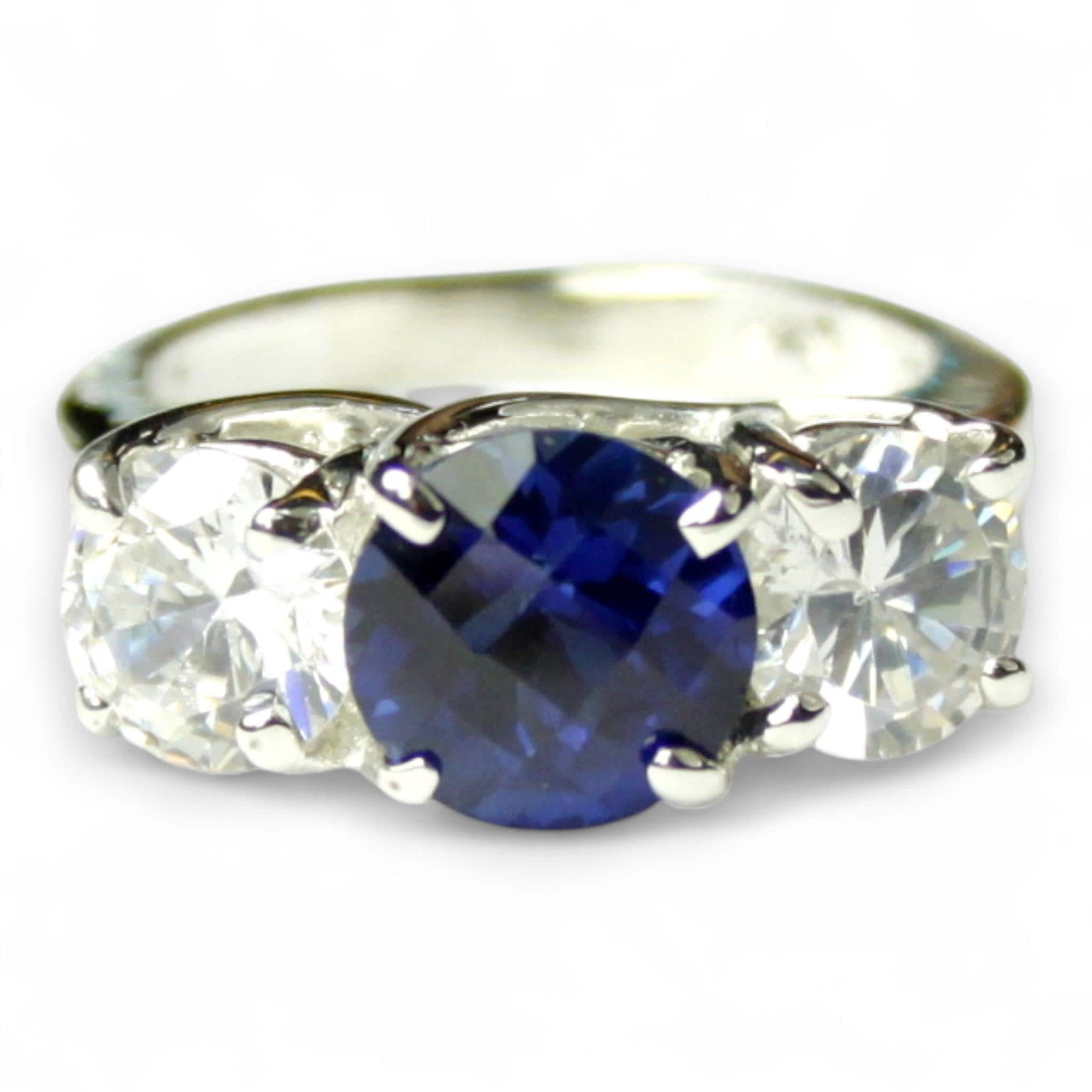 Swiss Blue Topaz, 10Ky Gold Ring, R055