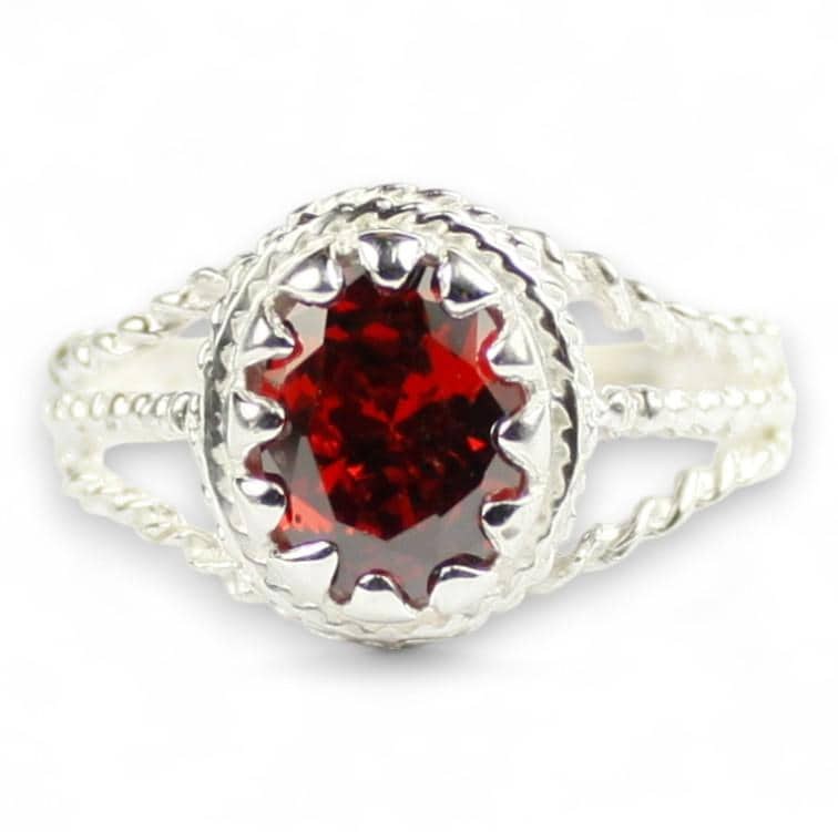 Cubic Zircona, 925 Sterling Silver Ring, SR186