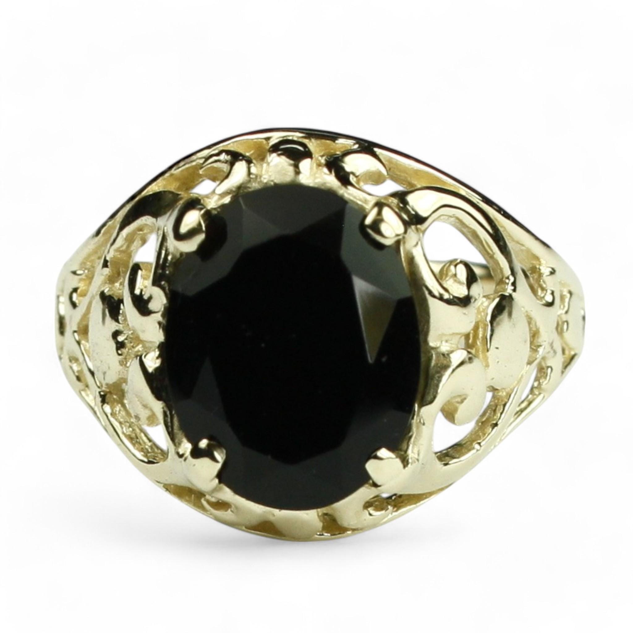 Green Amethyst, 14KY Gold Ring, R132