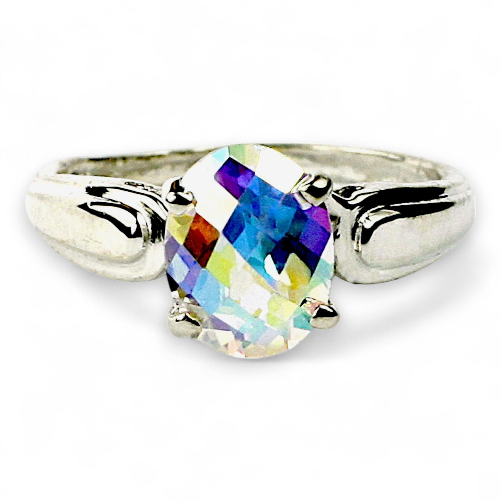 Mother of Pearl, 925 Sterling Silver Ring, SR302