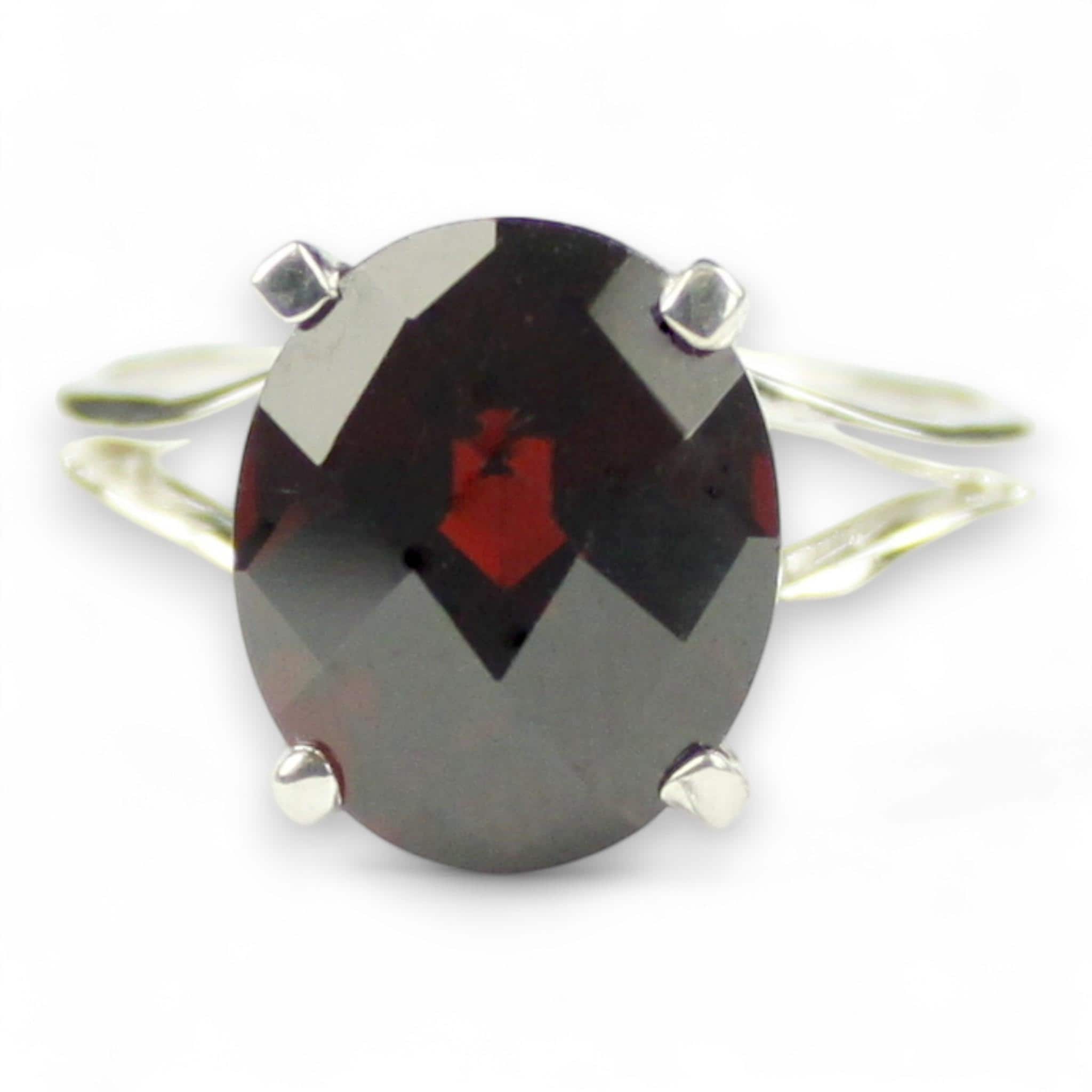 Smoky Quartz w/ 2 Accents, 10KY Gold Ring, R254