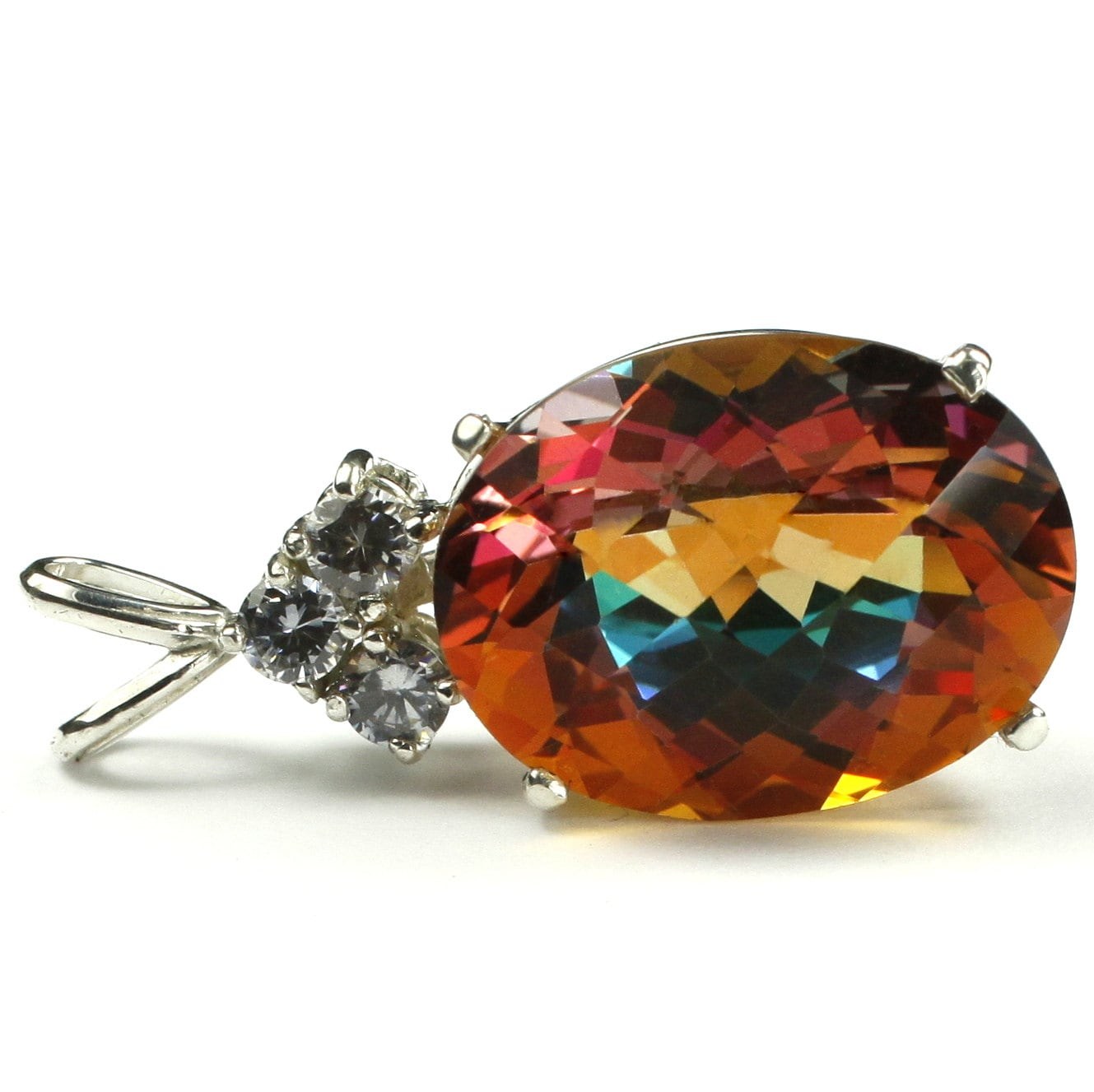 Mercury Mist Topaz, 925 Sterling Silver Pendant, SP088
