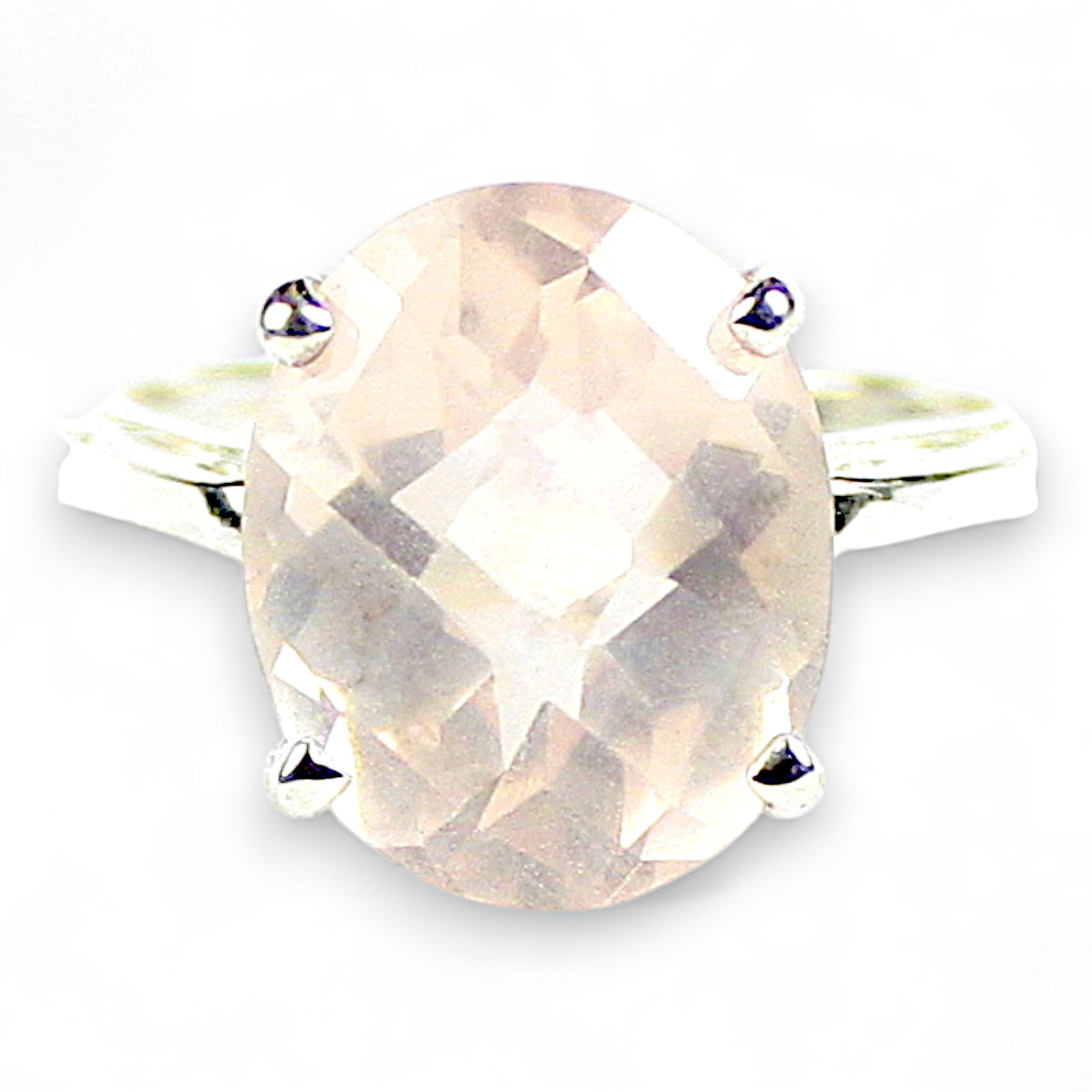 Silver Topaz, 18KY Gold Ring R021