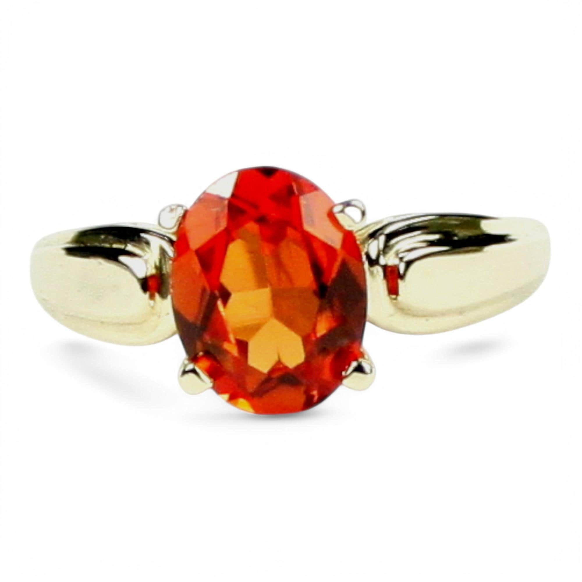 Cubic Zirconia, 14KY Gold Ring, R111