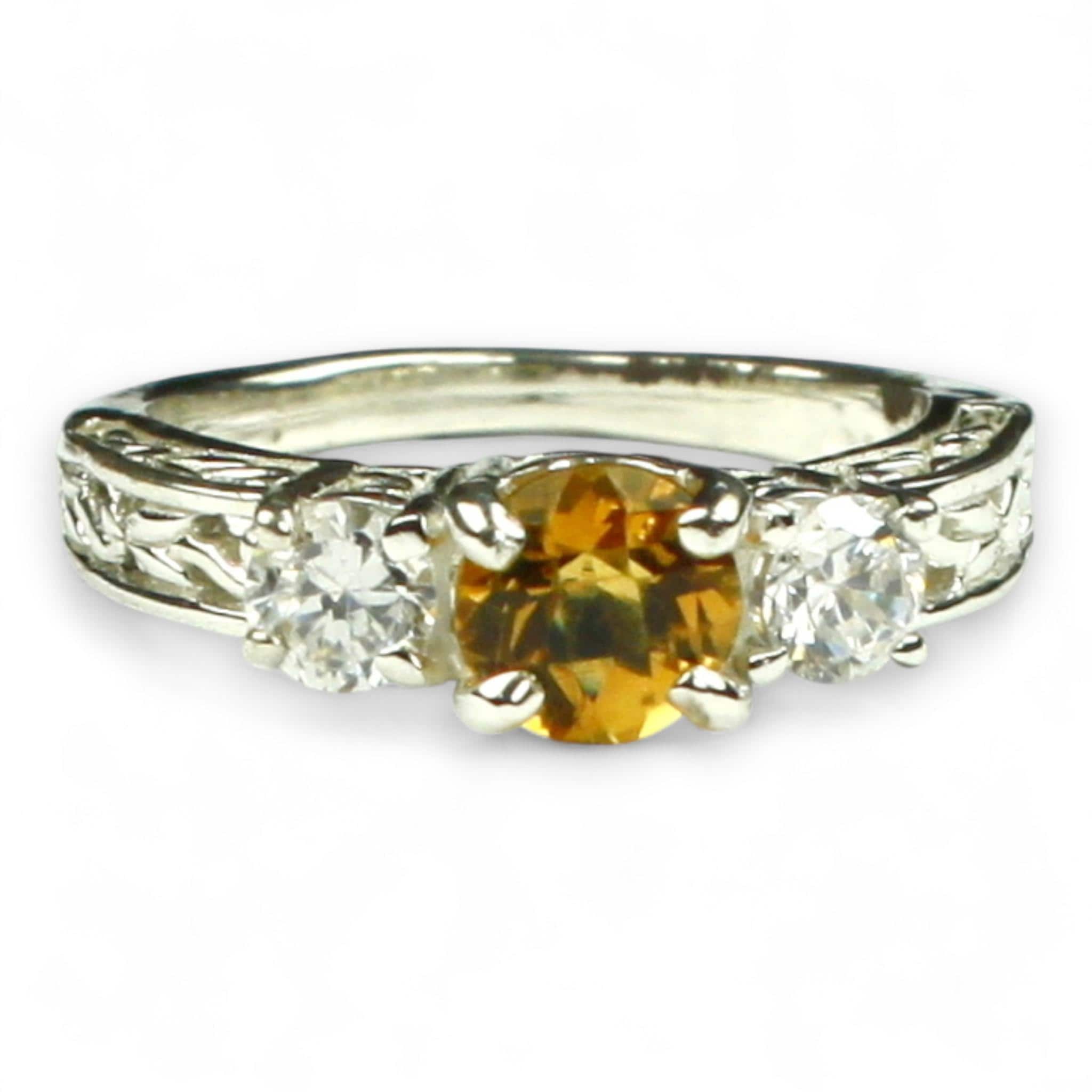 Smoky Quartz, 10Ky Gold Ring, R139