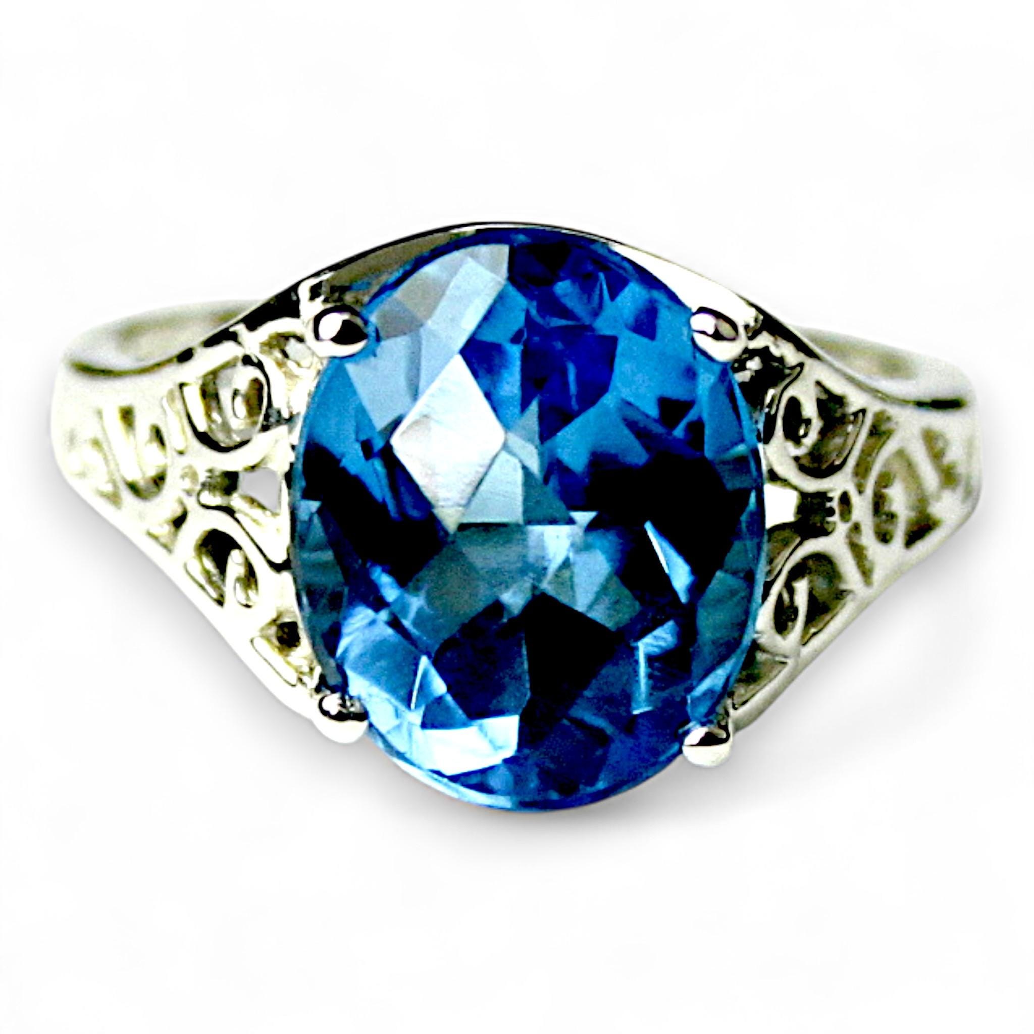 Aquamarine, 925 Sterling Silver Ring, SR176