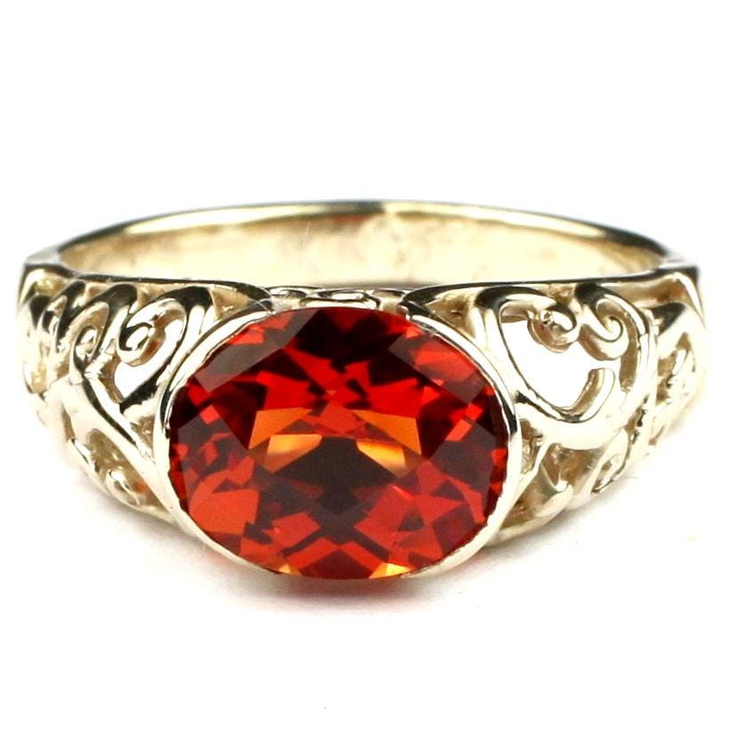 Blue Sapphire, 18KY Gold Ring, R057