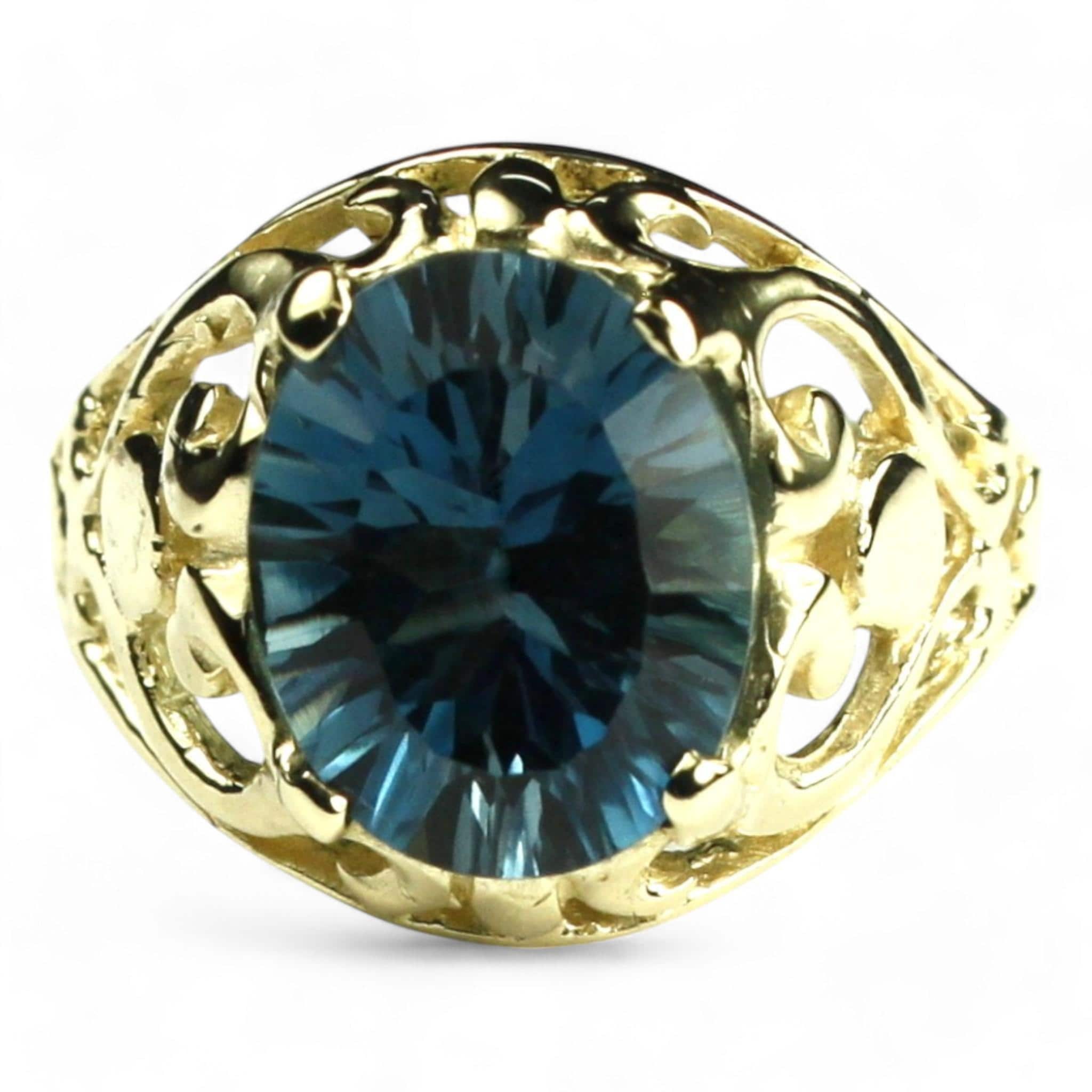 London & Swiss Blue Topaz Sterling Silver Bracelet (7.25 Inches), SB003
