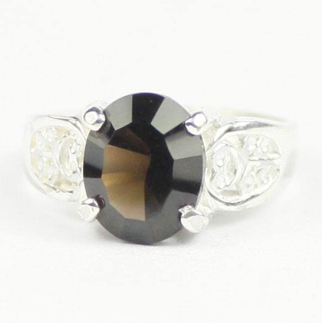 London Blue Topaz, 925 Sterling Silver Antique Style Filigree Ladies Ring, SR009