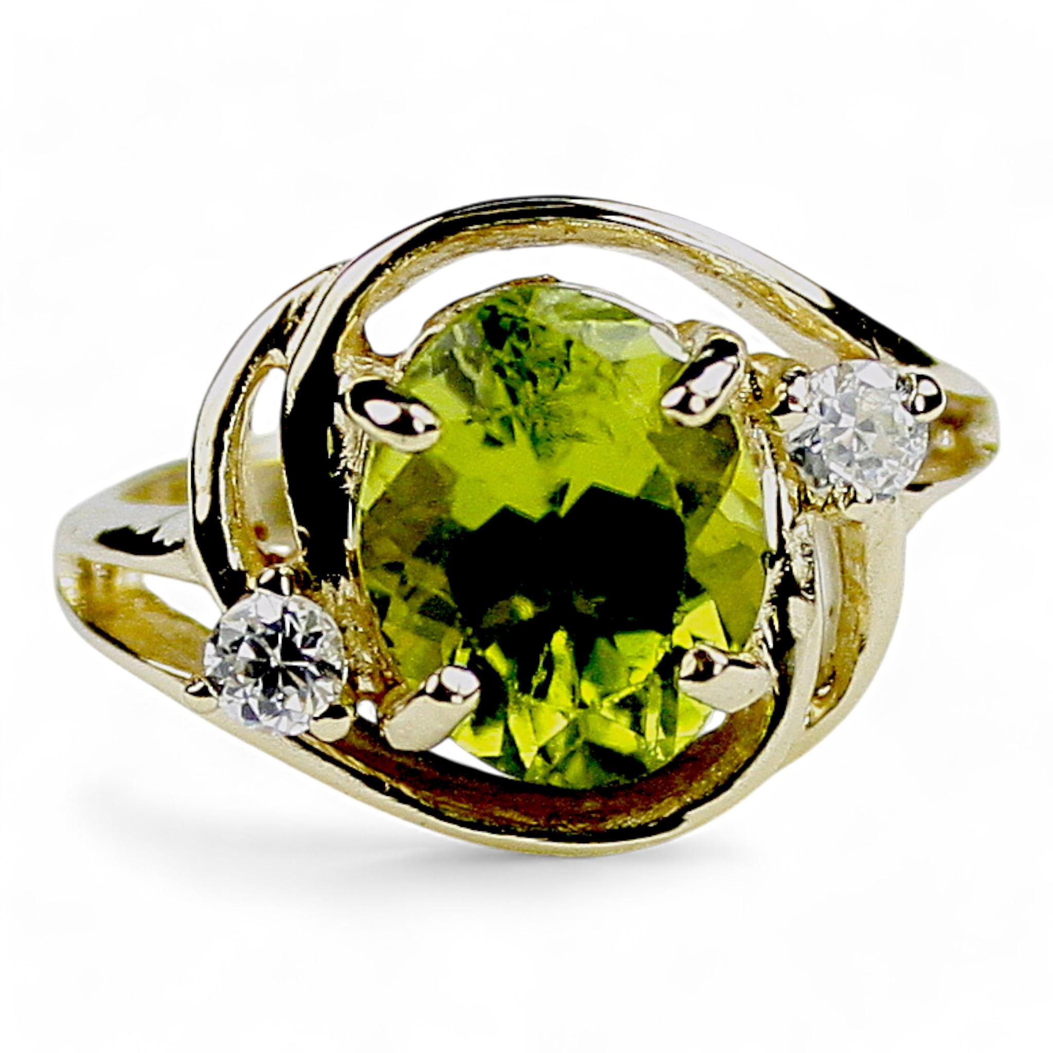 Golden Yellow CZ, 925 Sterling Silver Ladies Rings, SR169