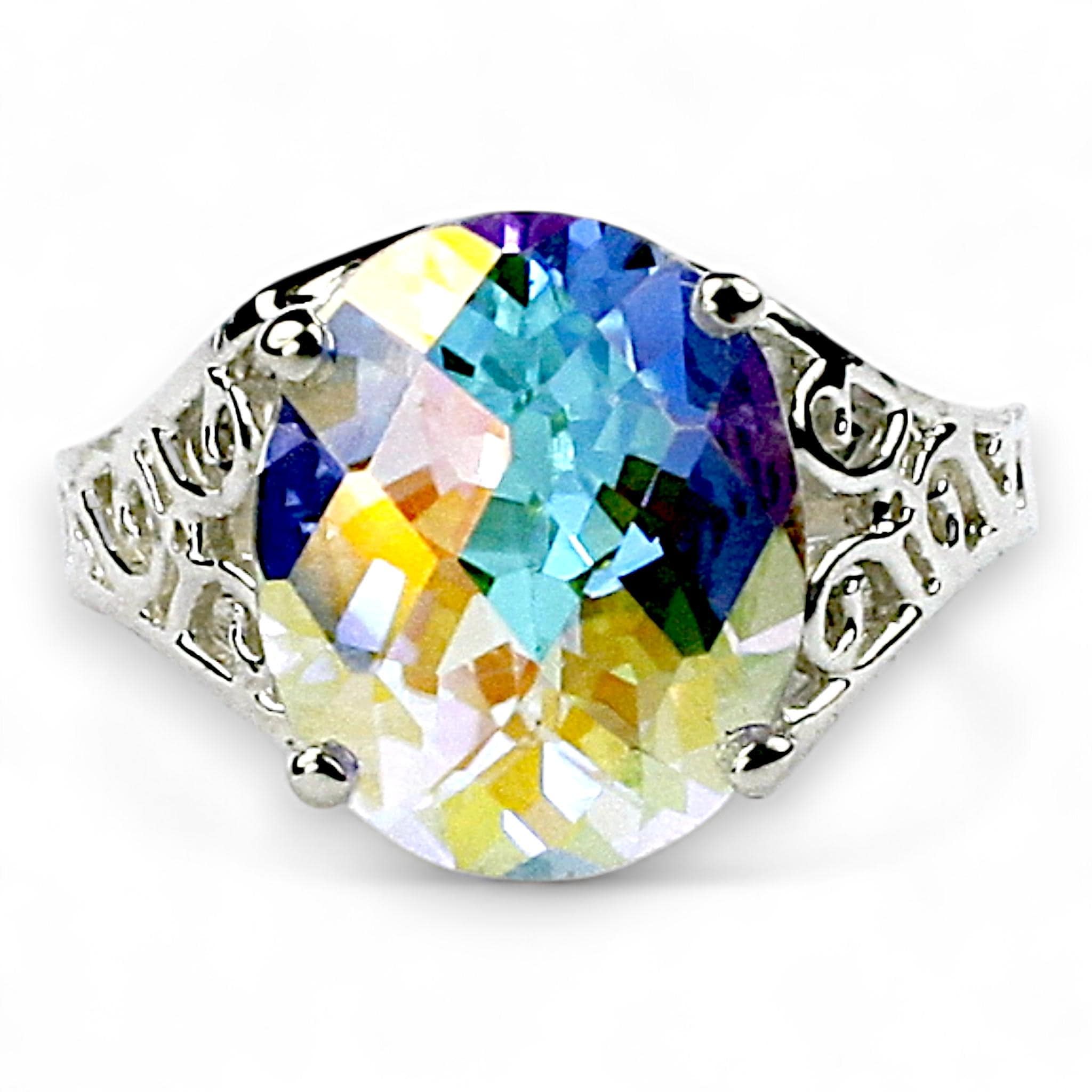 Peridot, 925 Sterling Silver Men's Ring, SR168