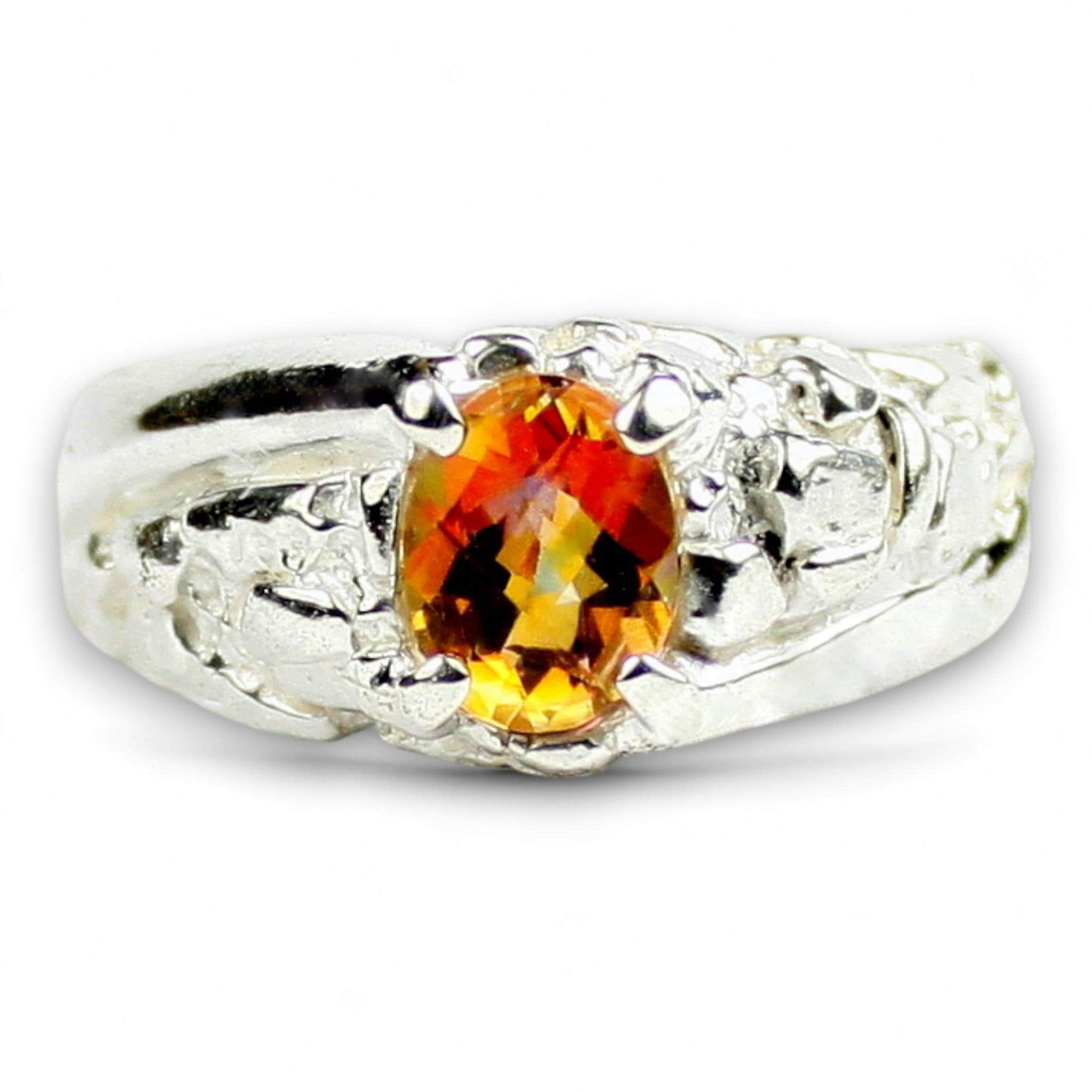Twilight Fire Topaz, 925 Sterling Silver Pendant, SP019