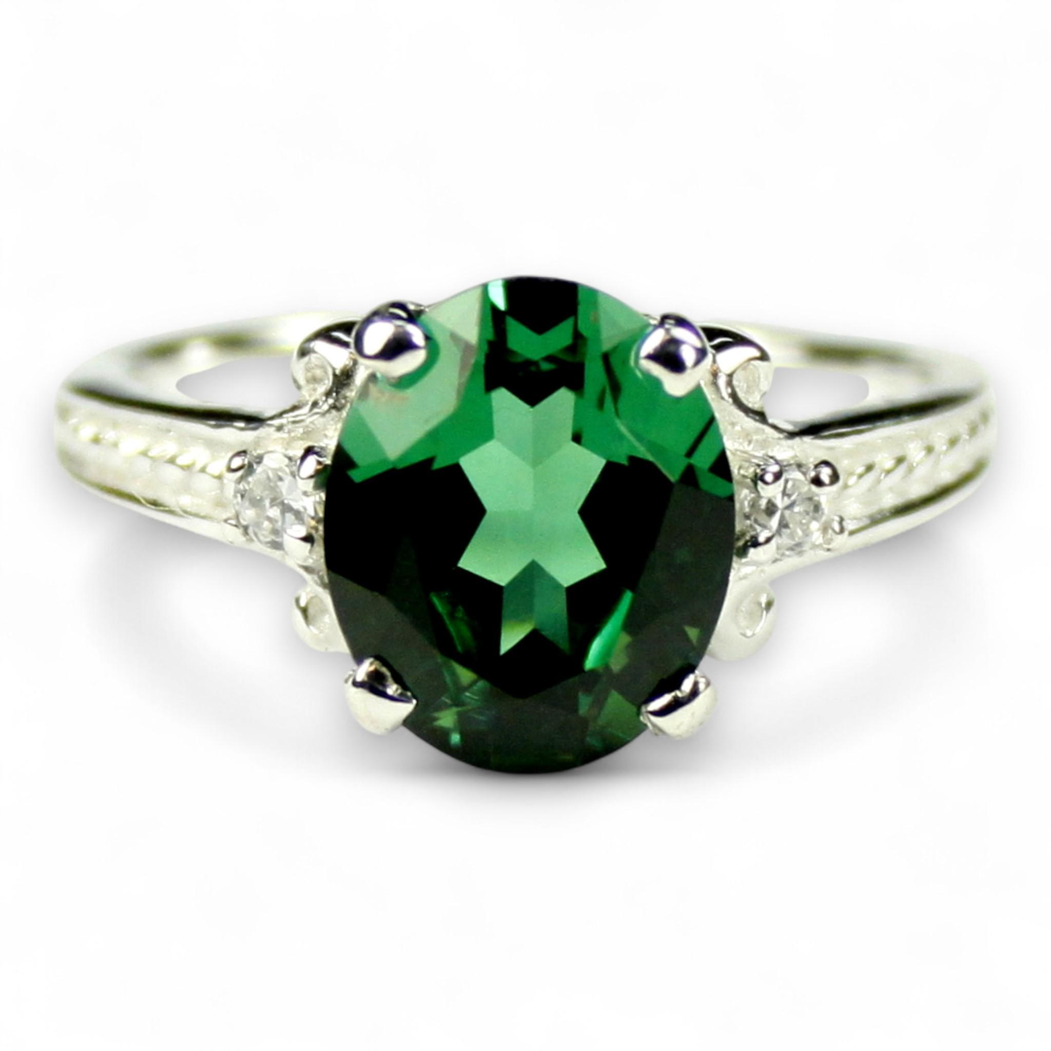 Silver Topaz, 925 Sterling Silver Ladies Ring, SR016