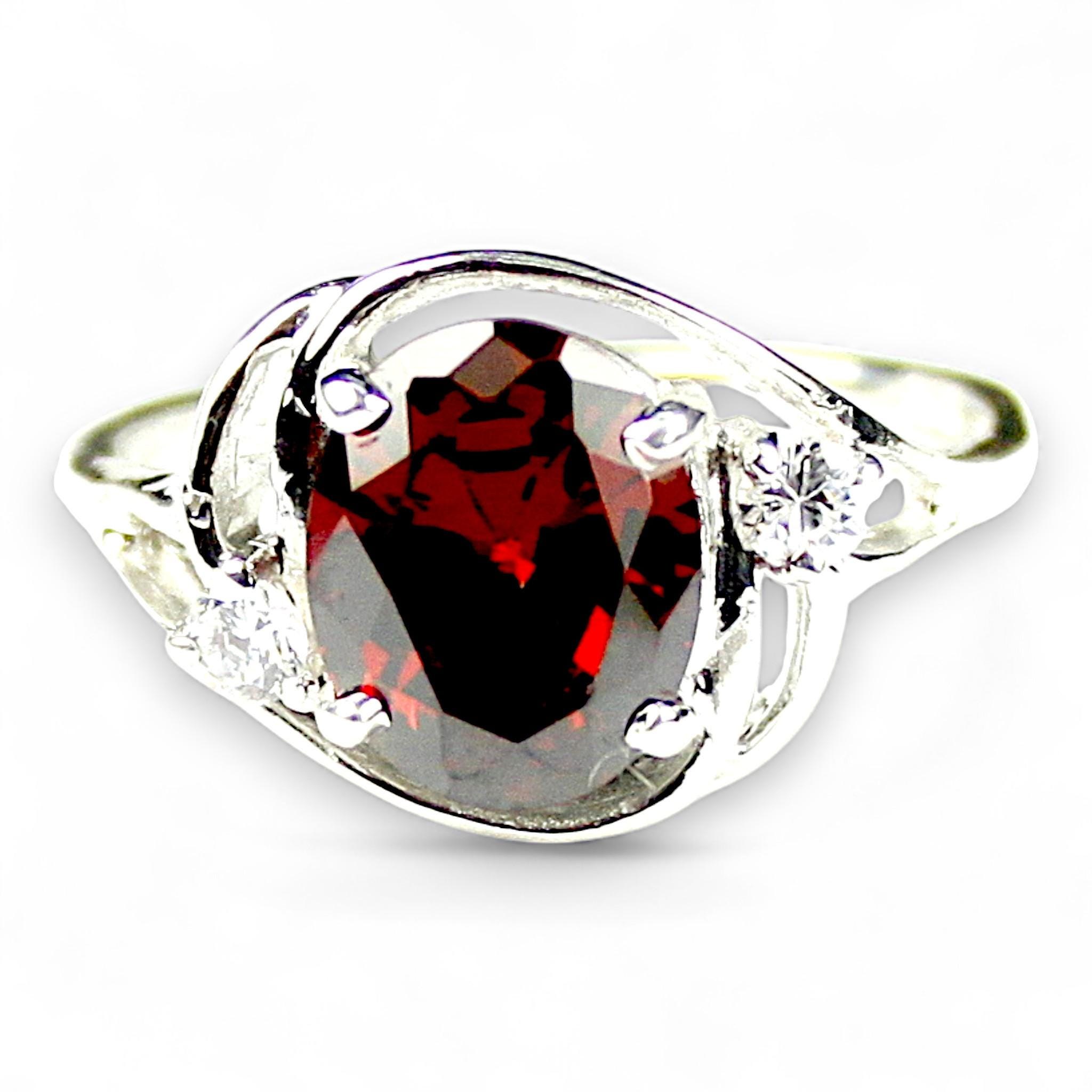Pink Sapphire, 925 Sterling Silver Ring. SR137