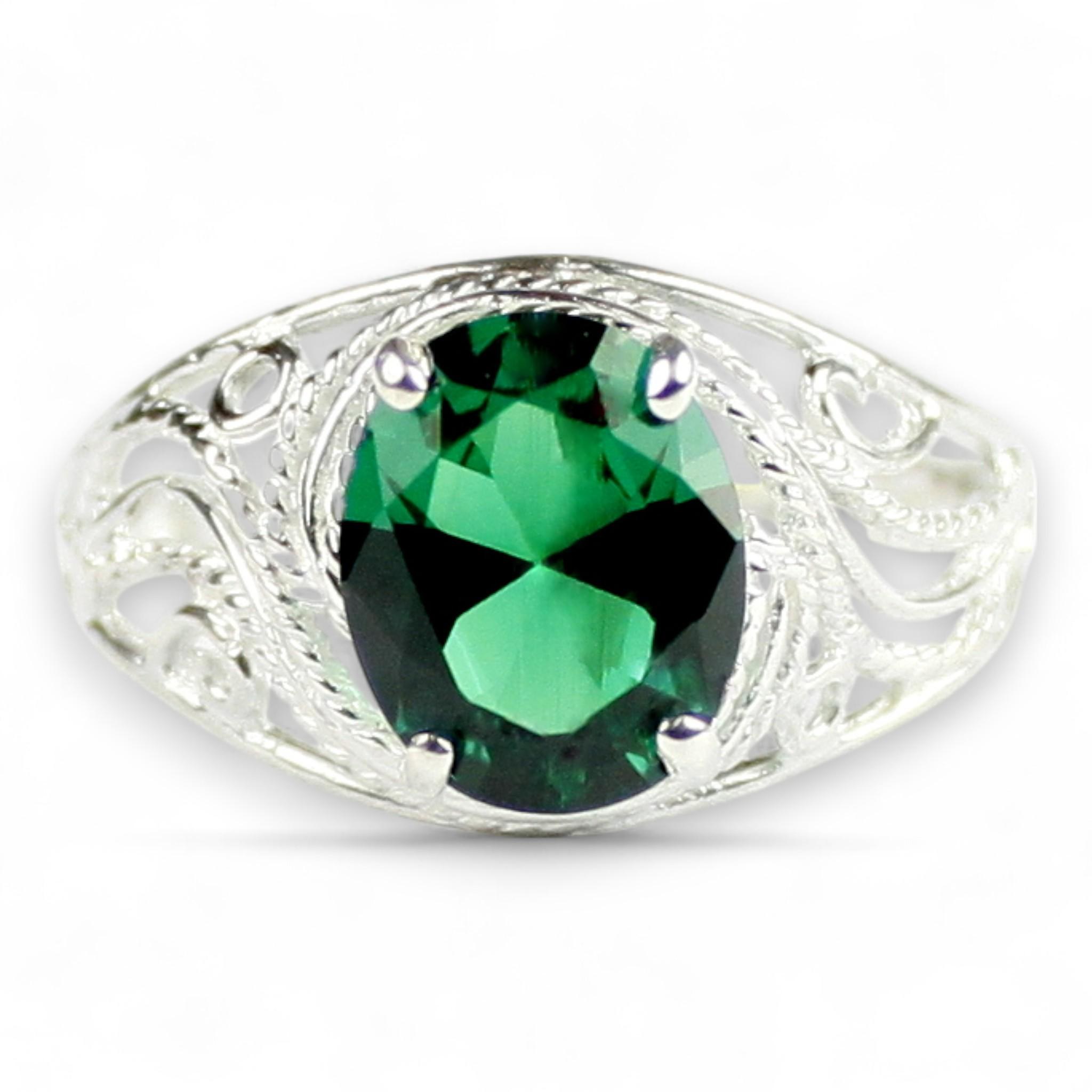 Green Amethyst Prasiolite, 14Ky Gold Ring, R055