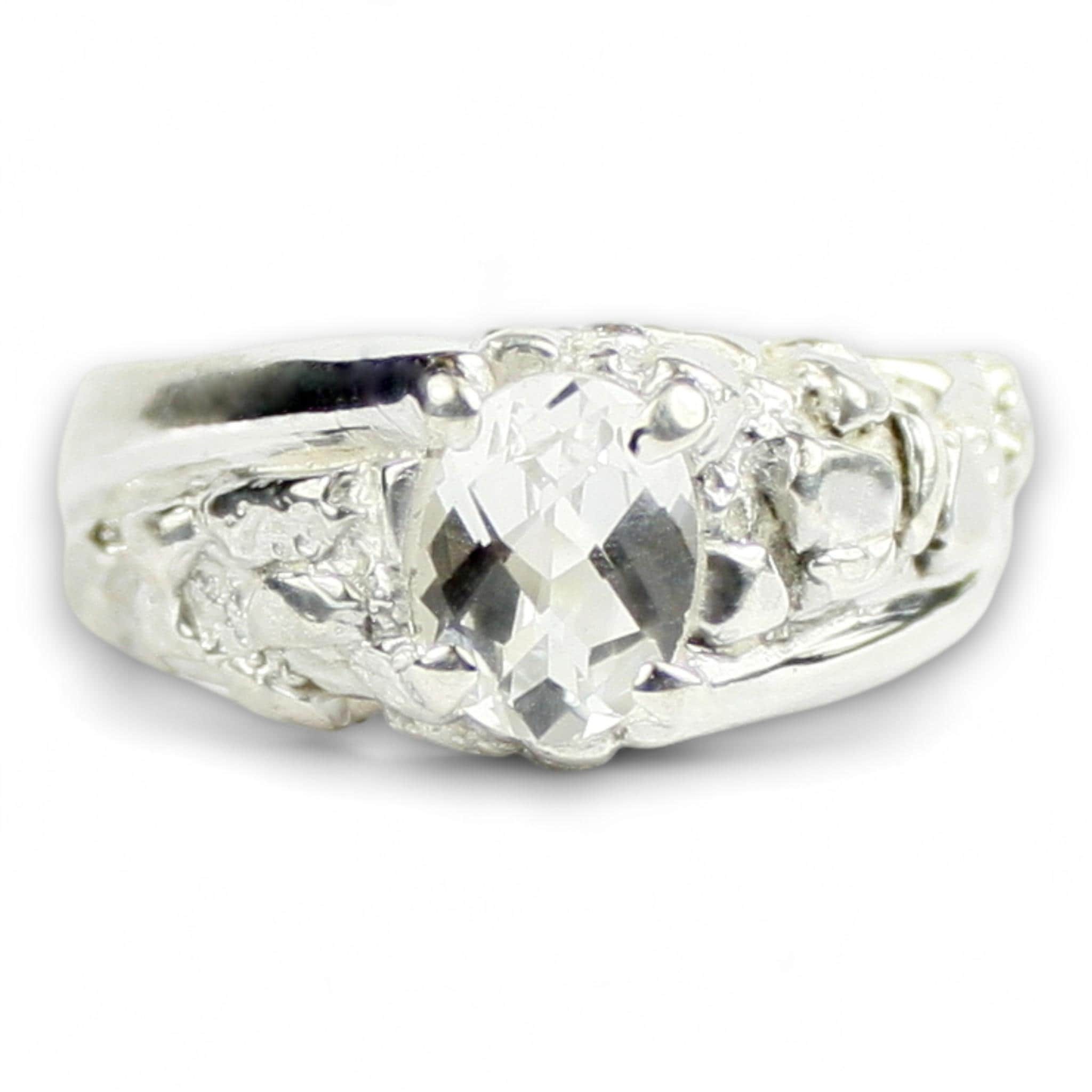 Black Opal, 925 Sterling Silver Antique Style Filigree Ladies Ring, SR009