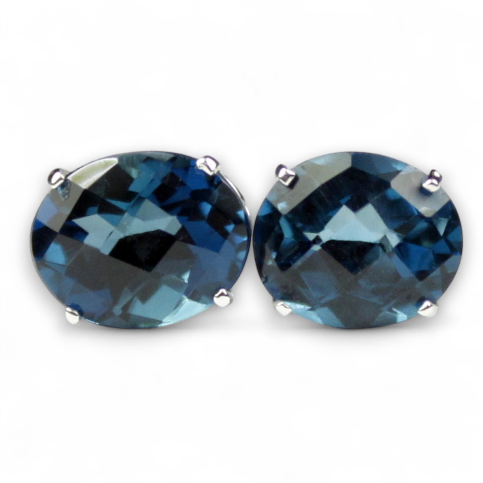 London Blue Topaz, 925 Sterling Silver Pendant, SP020