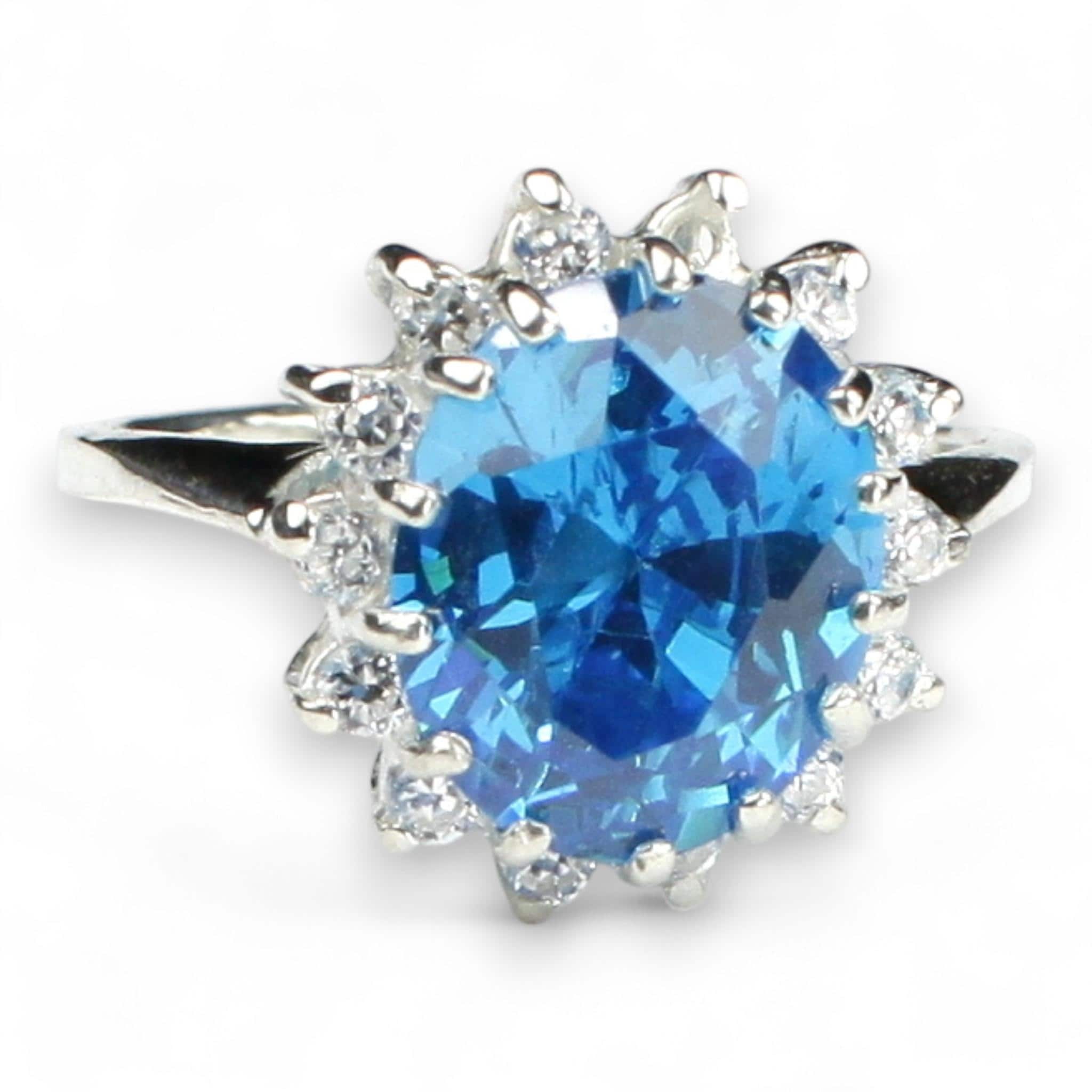 Twilight Fire Topaz, 925 Sterling Silver Pendant, SP006