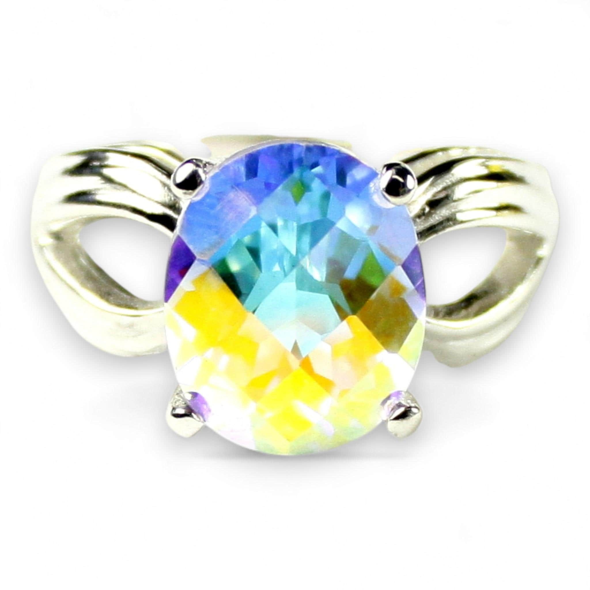 Blue Sapphire, 925 Sterling Silver Ring, SR283