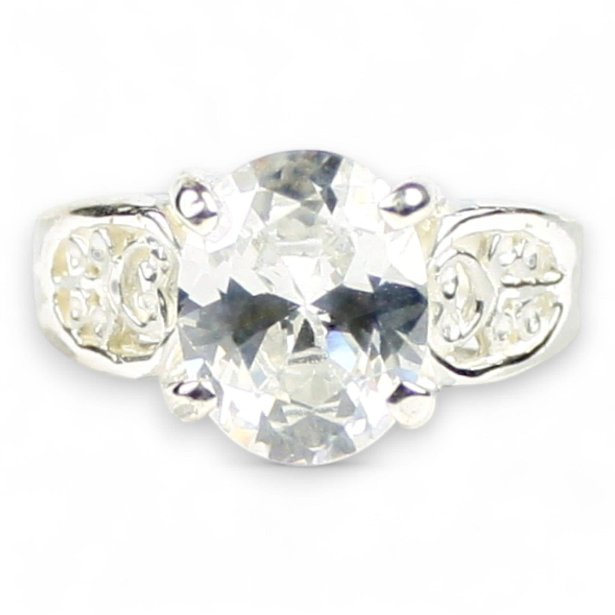 Smoky Quartz, 925 Sterling Silver Ring, SR114