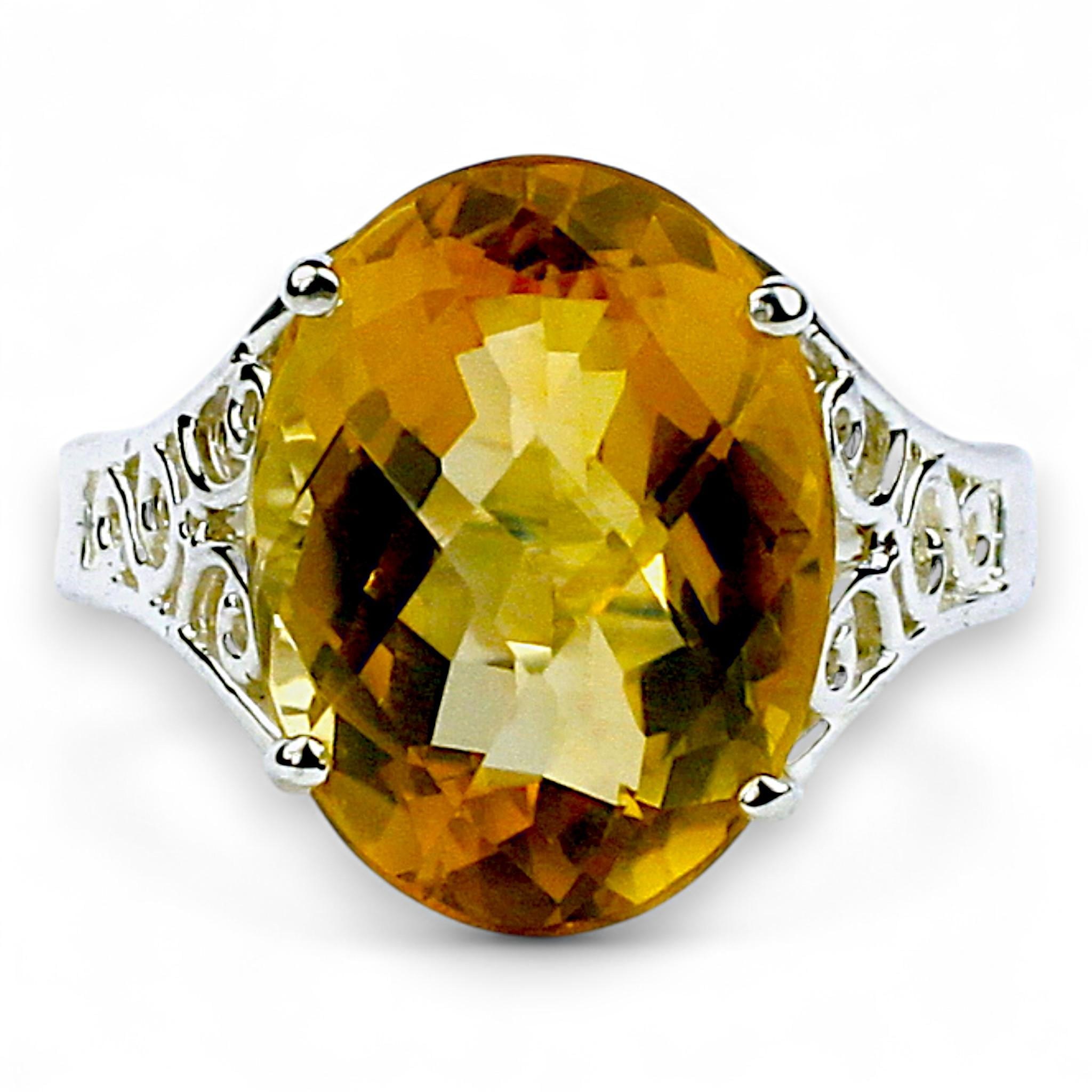 Swiss Blue Topaz, 925 Sterling Silver Ring, SR113