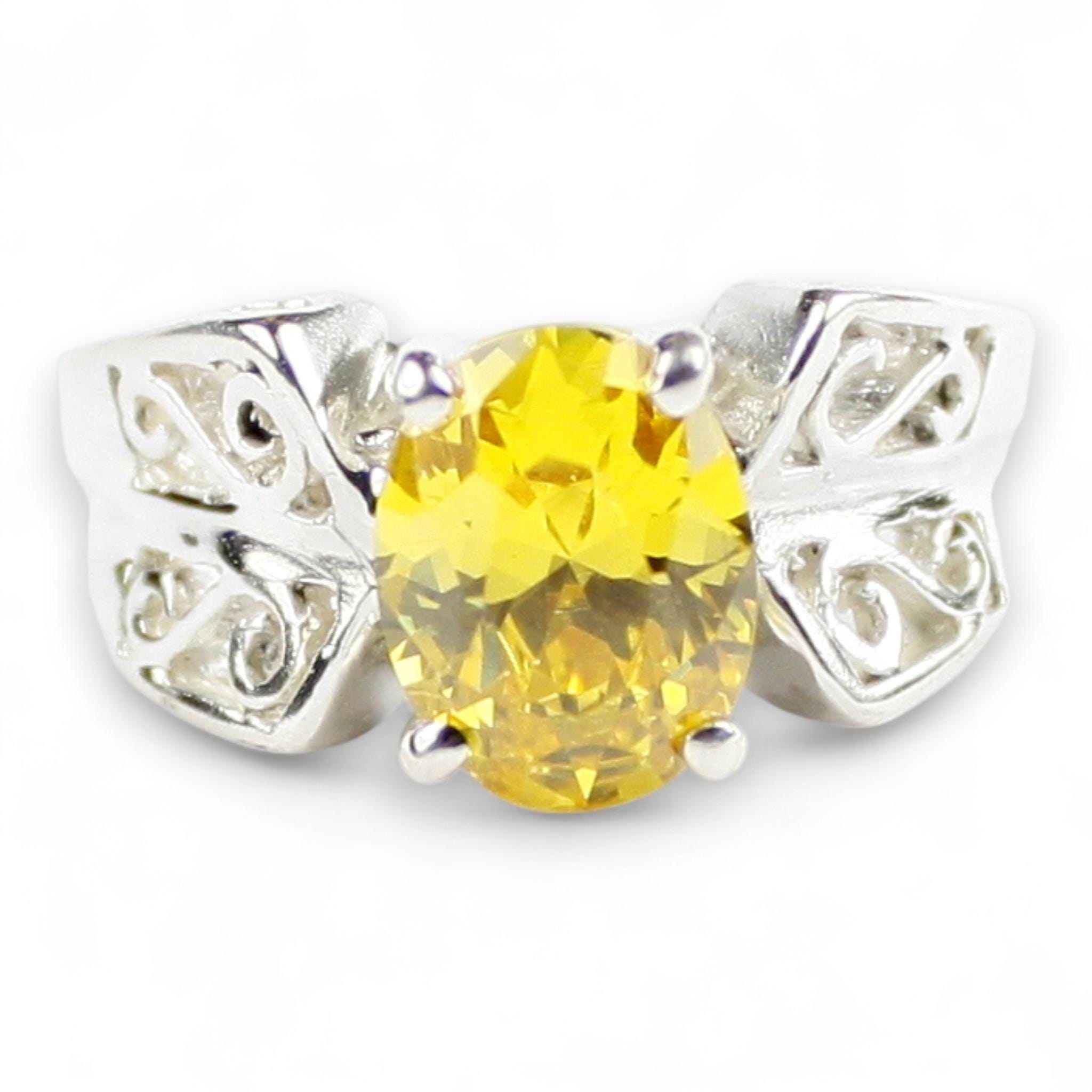 Citrine, 18KY Gold Ring, R055