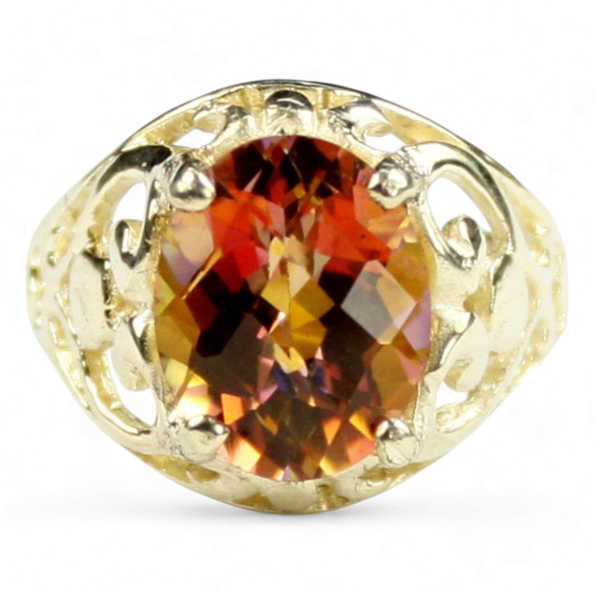 Mozambique Garnet, 14Ky Gold Ring R055