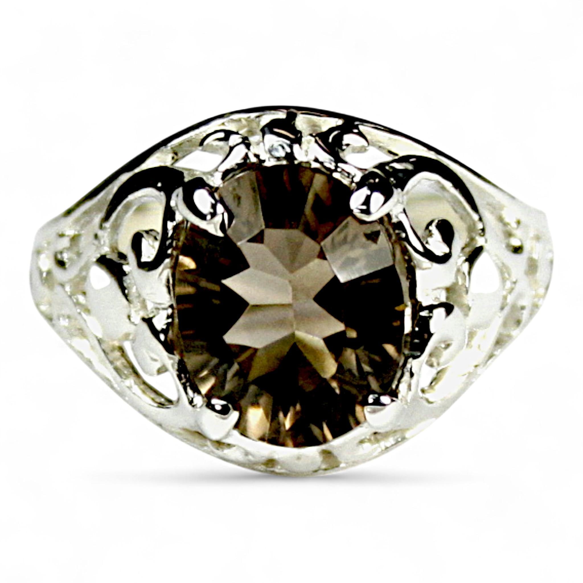 Silver Topaz, 14Ky Gold Ring, R055