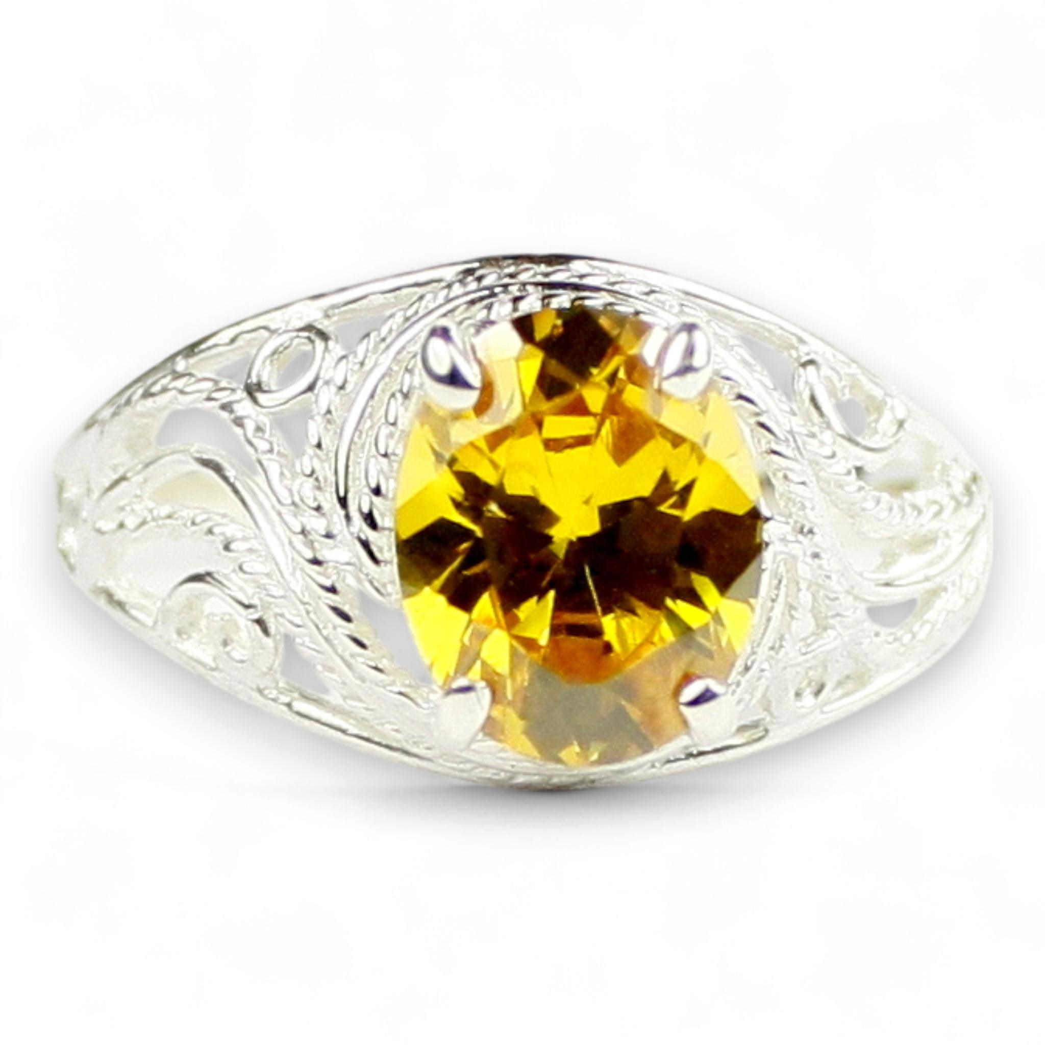 Citrine, 14KY Gold Ring, R004