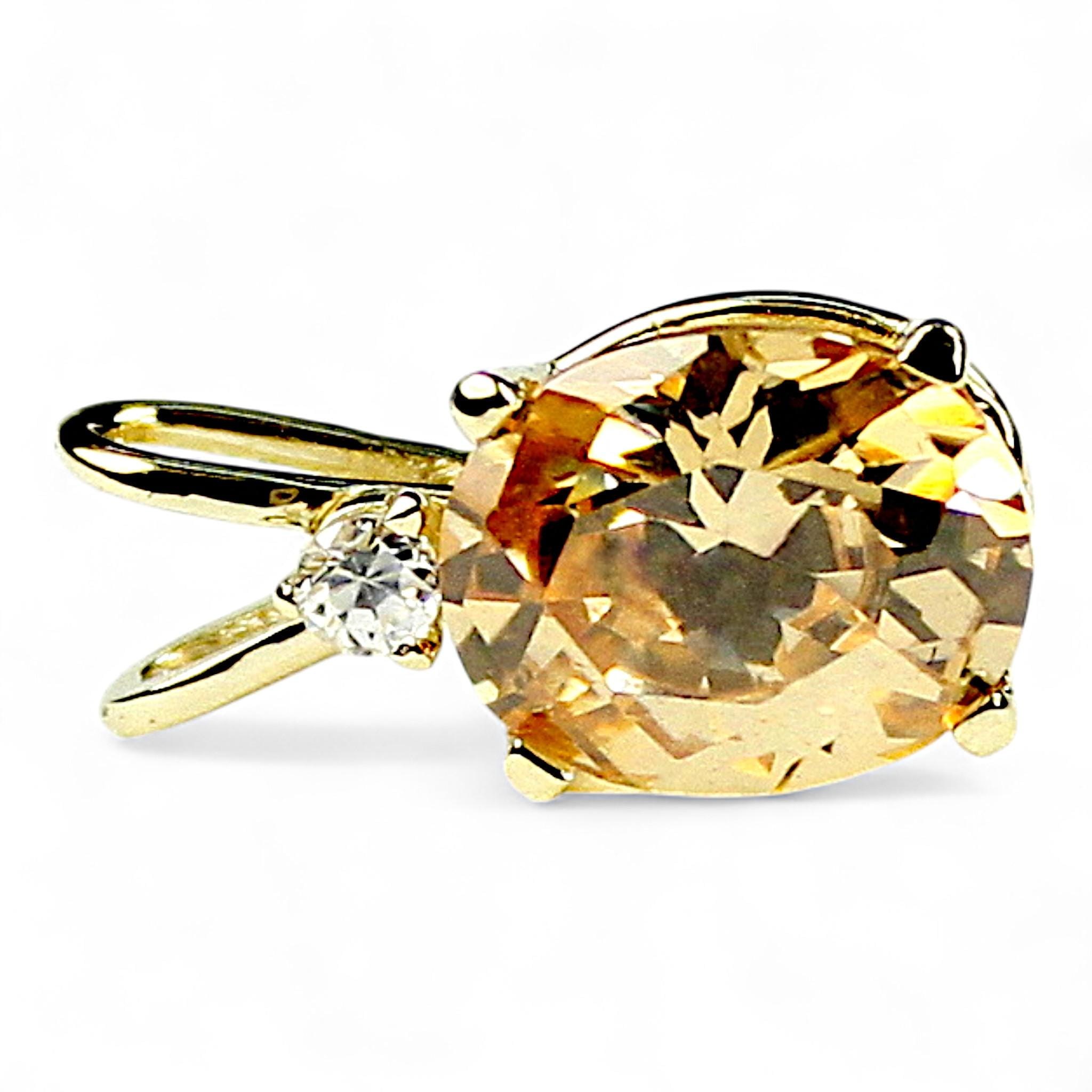 Citrine, 925 Sterling Silver Ring, SR192
