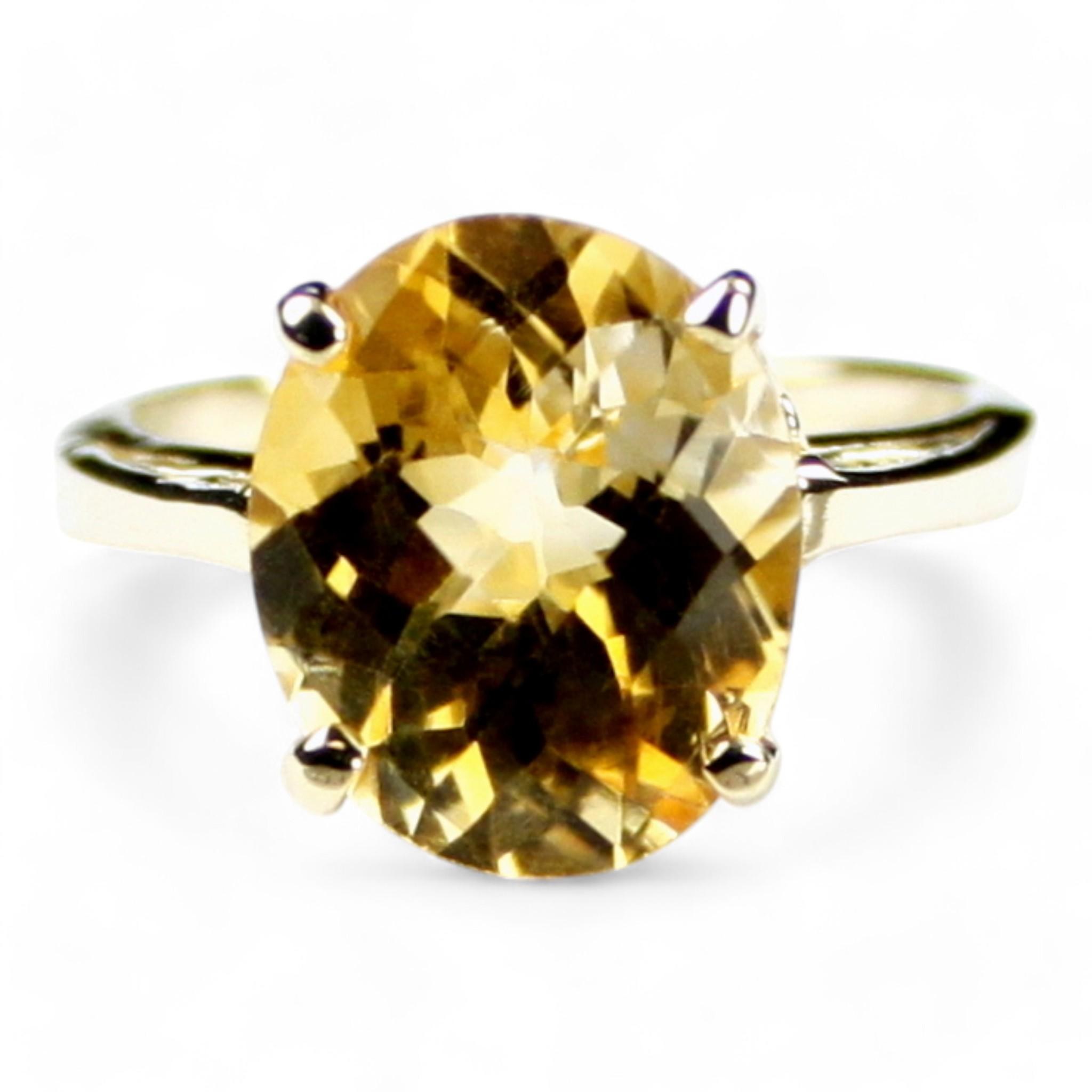 Neptune Garden Topaz, 18KY Gold Ring R005