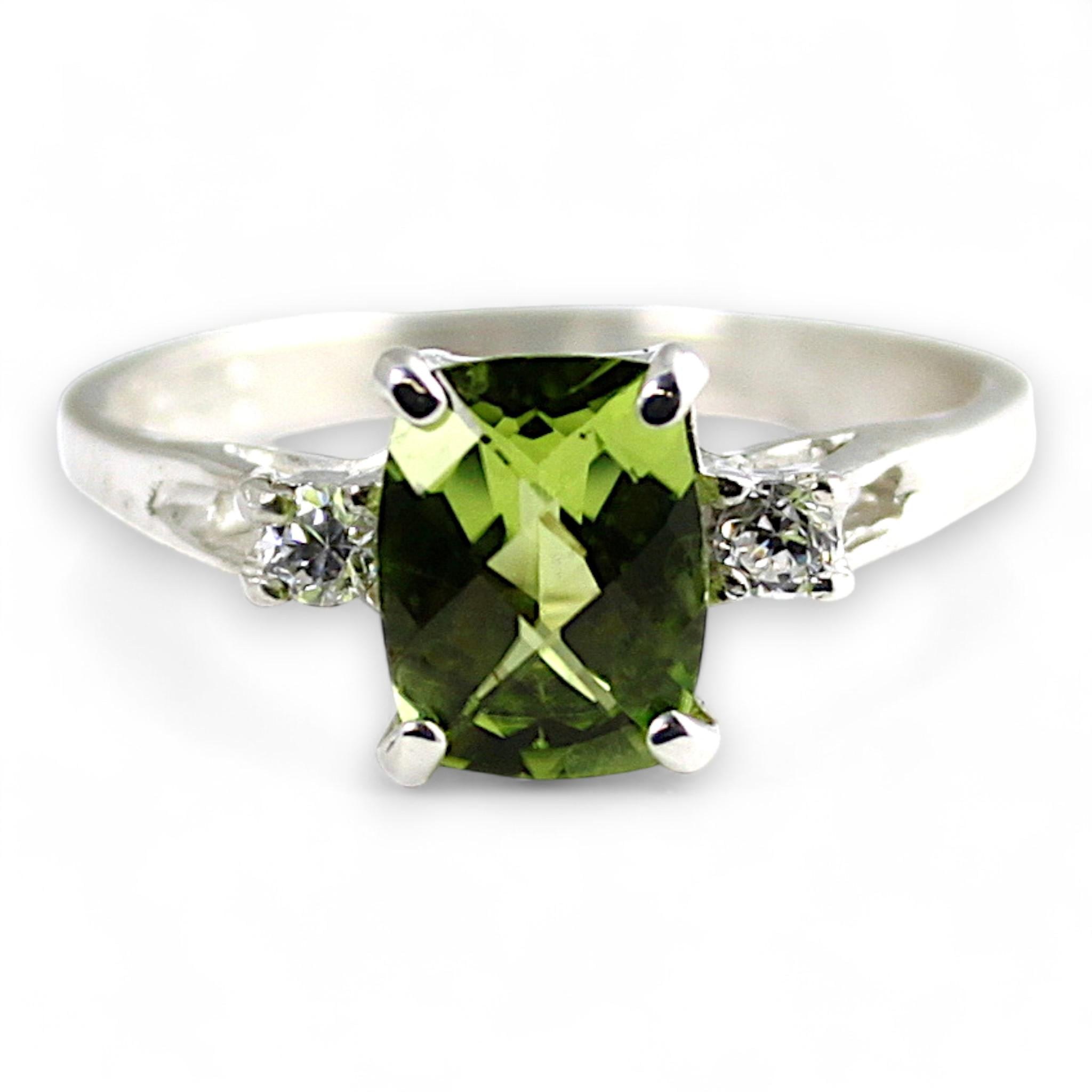 Peridot, 925 Sterling Silver Ring, SR171