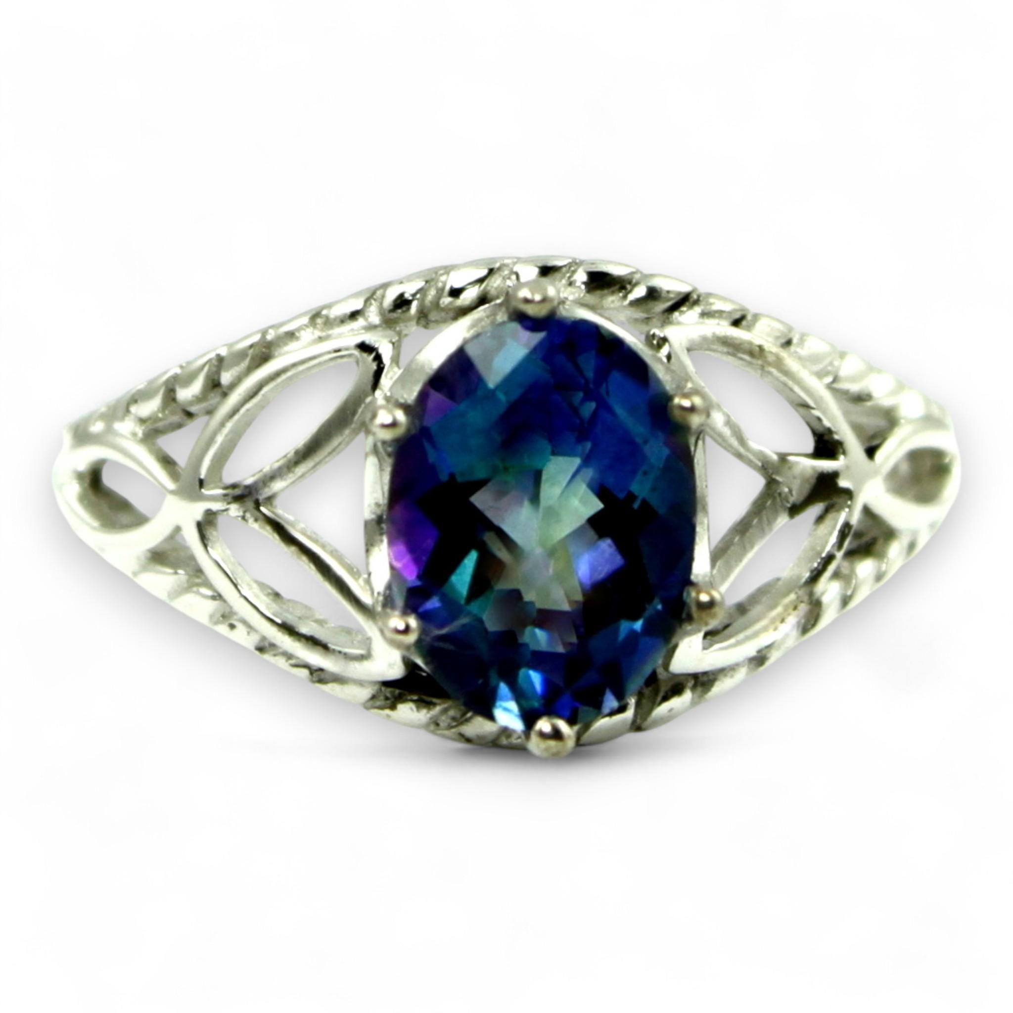 Golden Yellow CZ, 925 Sterling Silver Ladies Ring, SR021