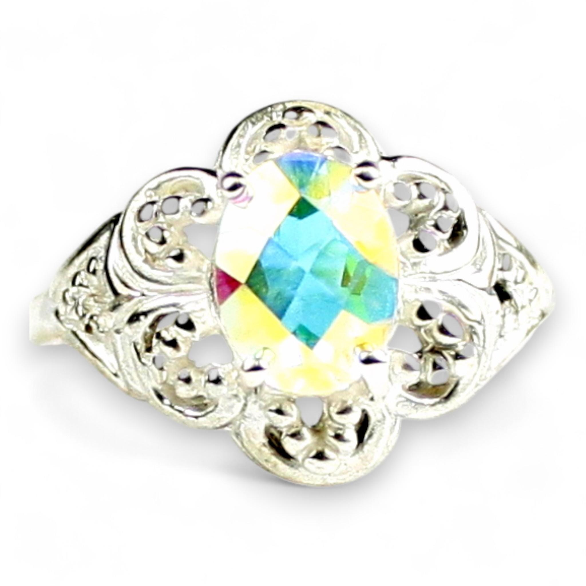 Champagne CZ, 14KY Gold Ring, R057