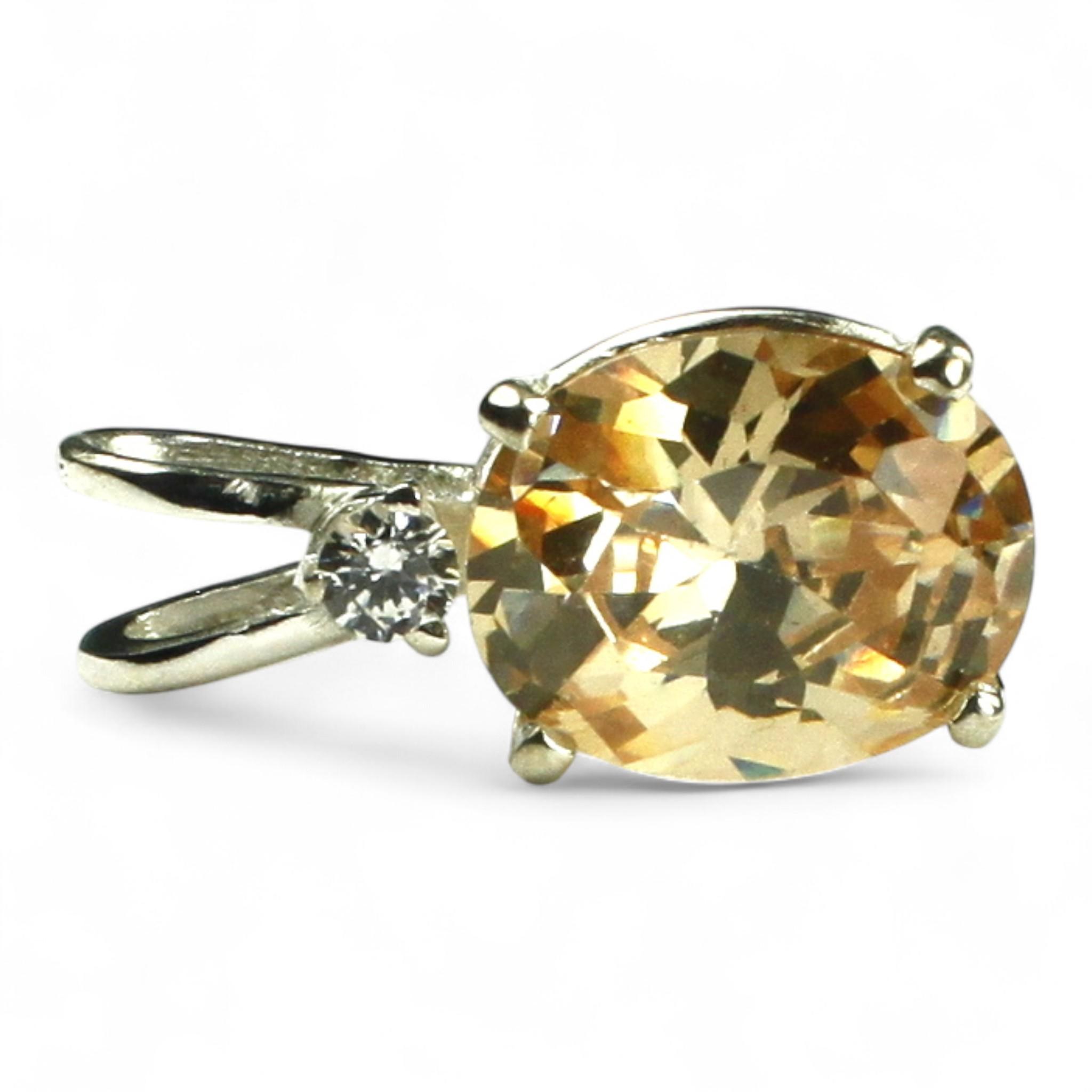 Smoky Quartz, 925 Sterling Silver Men's Ring, SR168