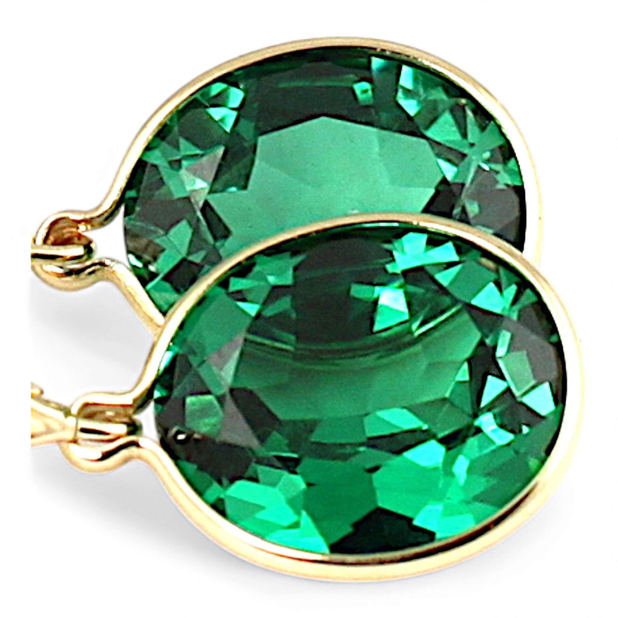 Russian Nanocrystal Emerald, 10KY Gold Ring, R111