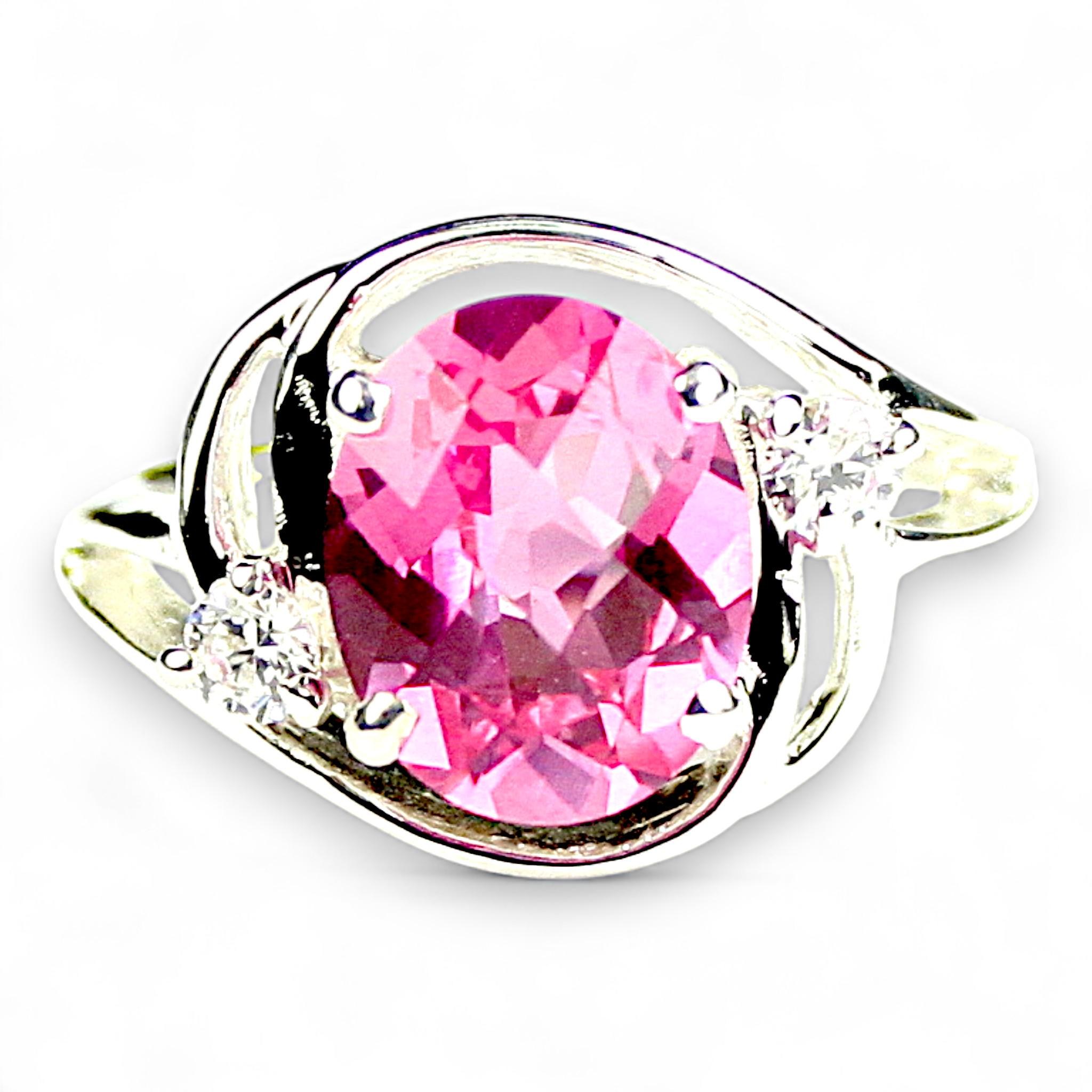 Ruby, 925 Sterling Silver Post Earrings, SE012