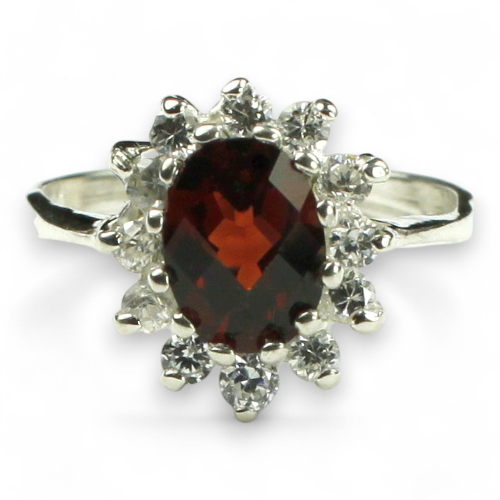 Russian Nanocrystal Emerald, 925 Sterling Silver Ladies Ring, SR371