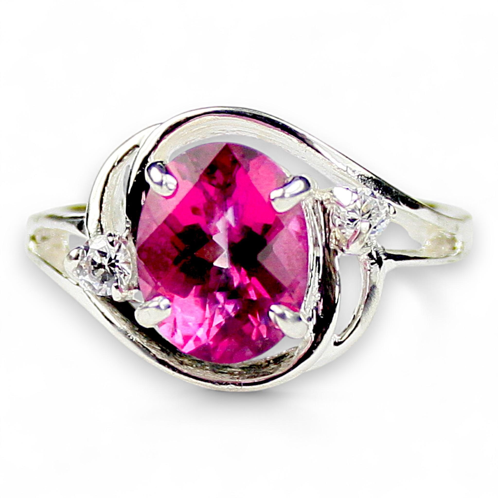 Creative Blue Sapphire, 925 Sterling Silver Ring, SR005