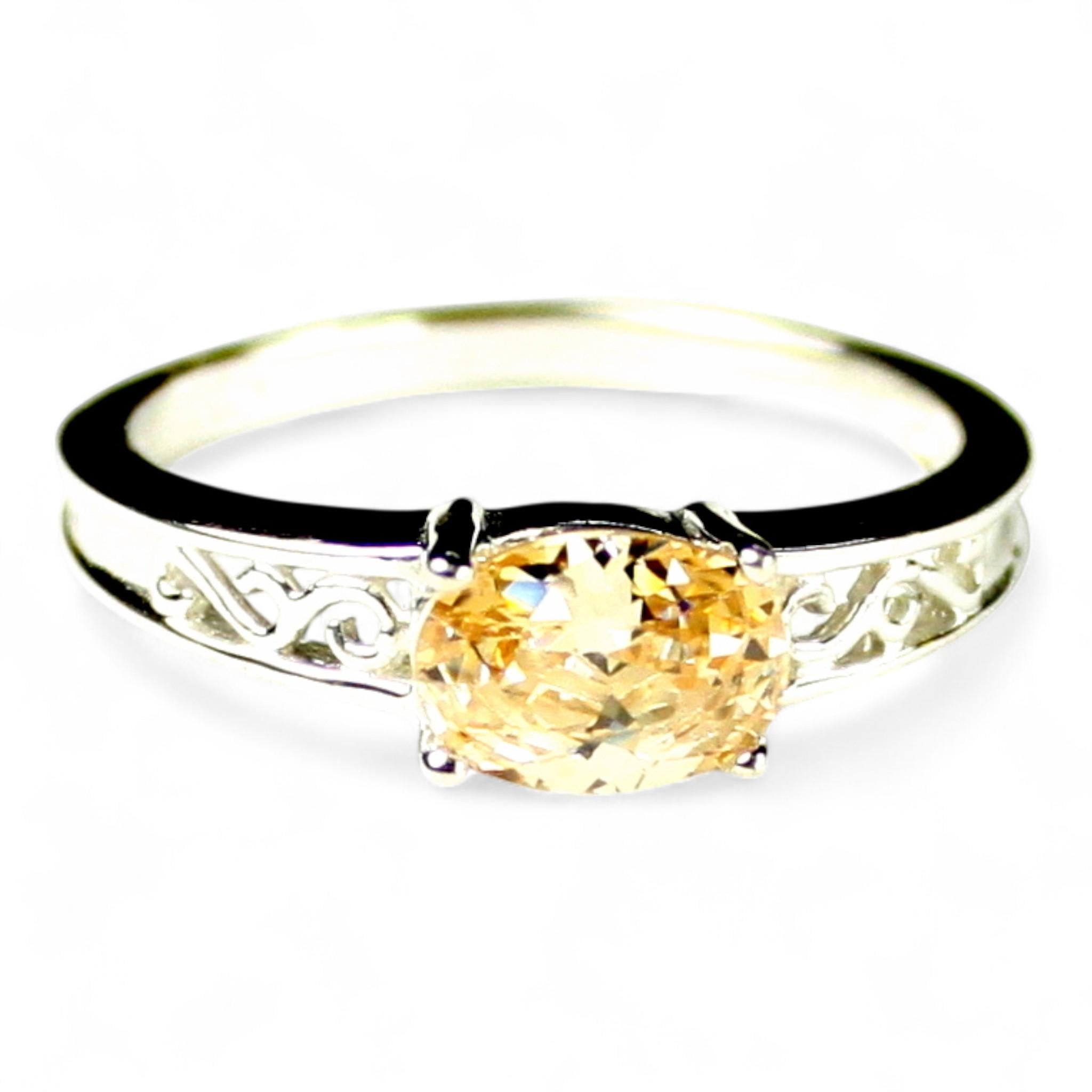 Neptune Garden Topaz, 925 Sterling Silver Ladies Ring, SR361